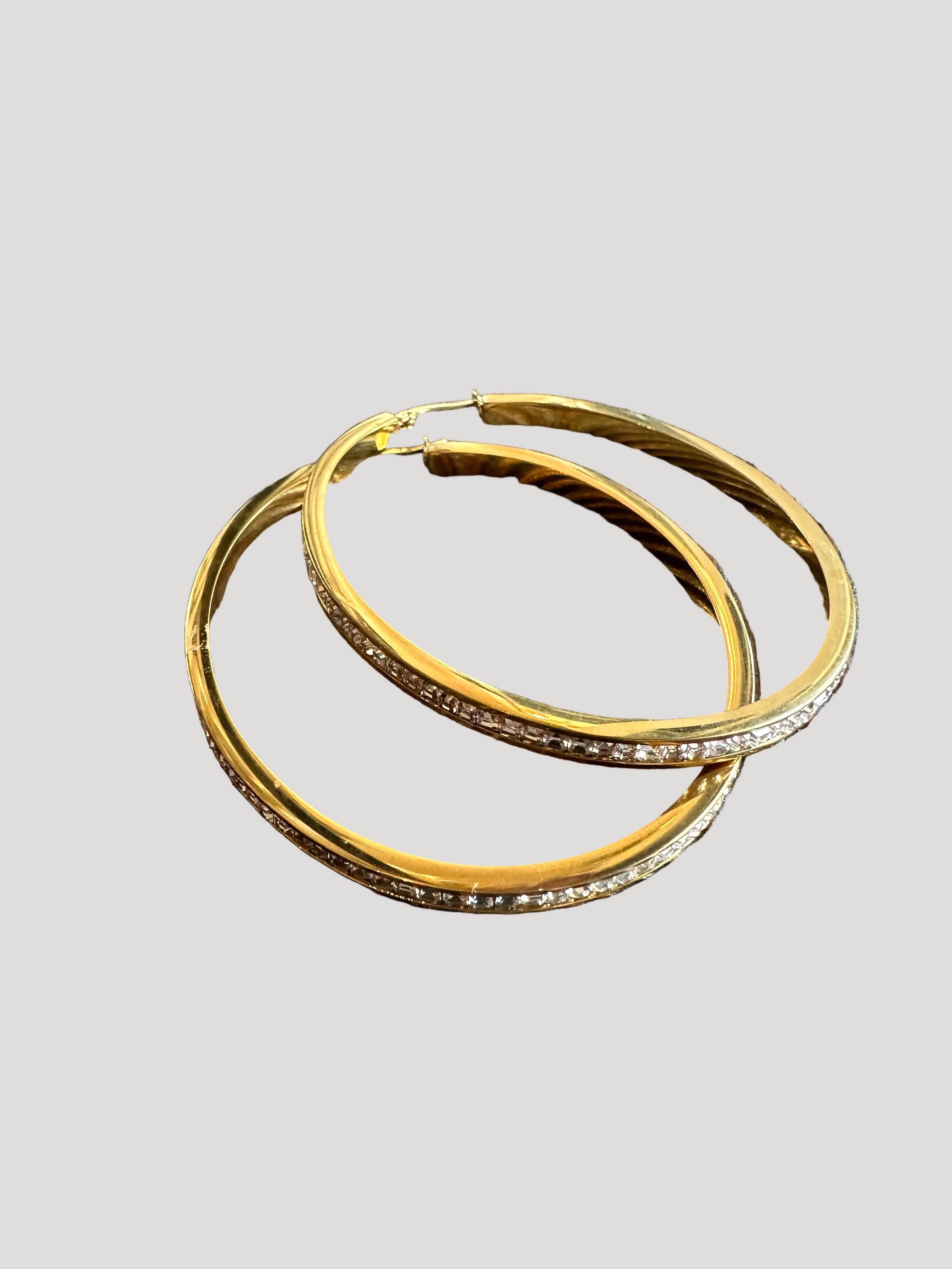 Citrine Hoop Earrings