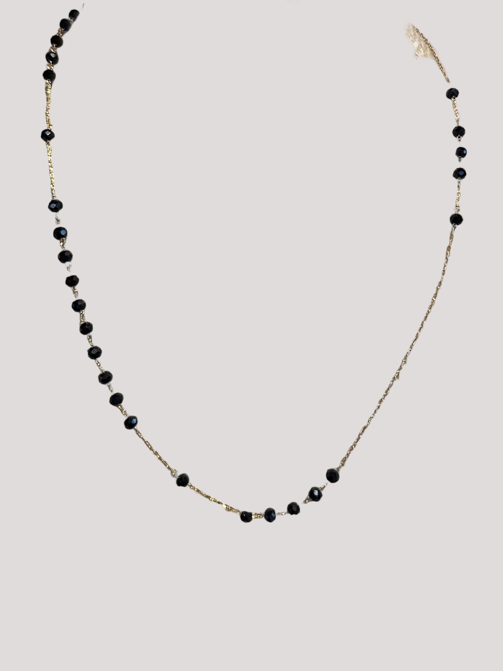 Black Beaded Baby Necklace