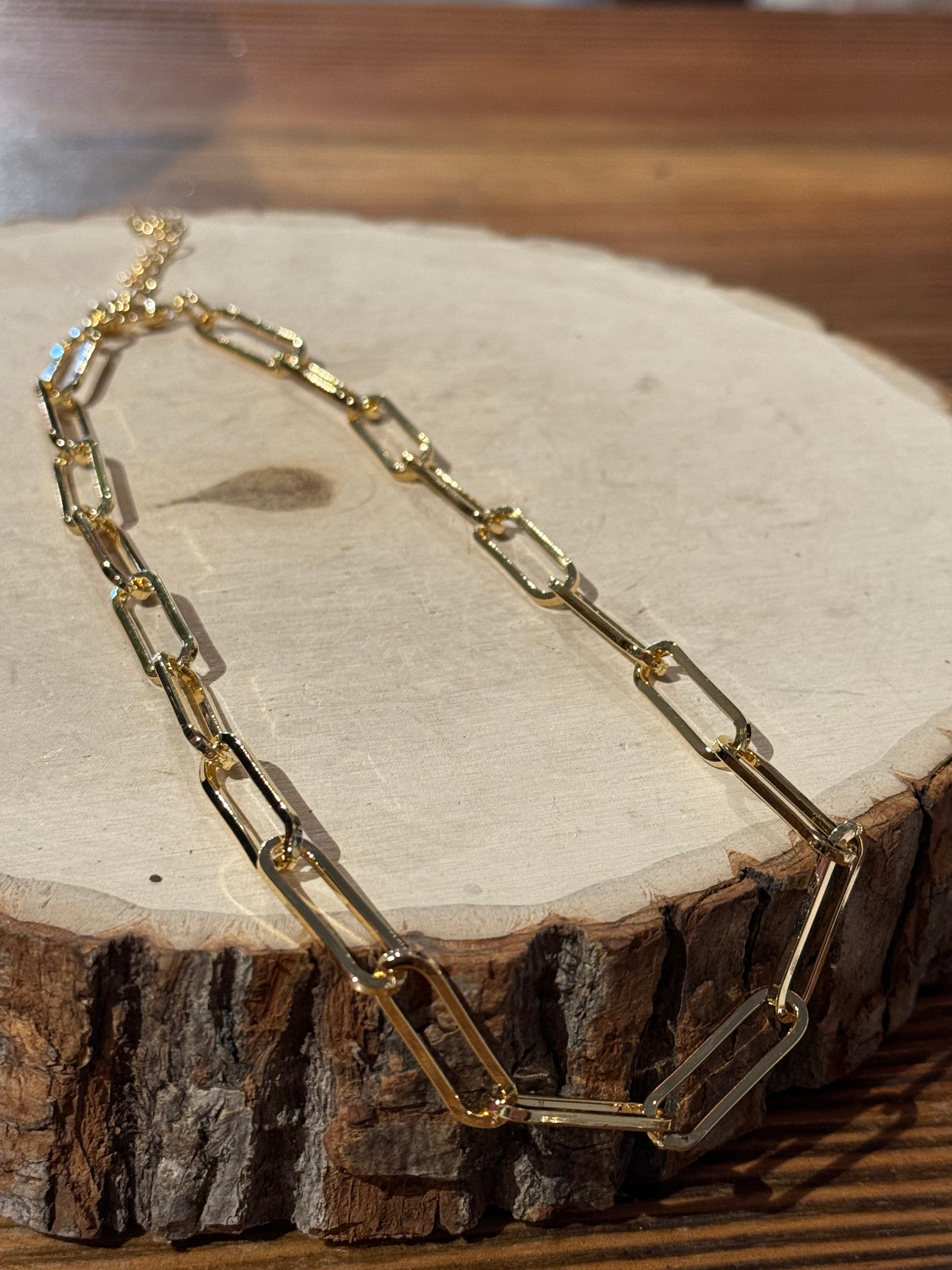 Charmy Paperclip Necklace