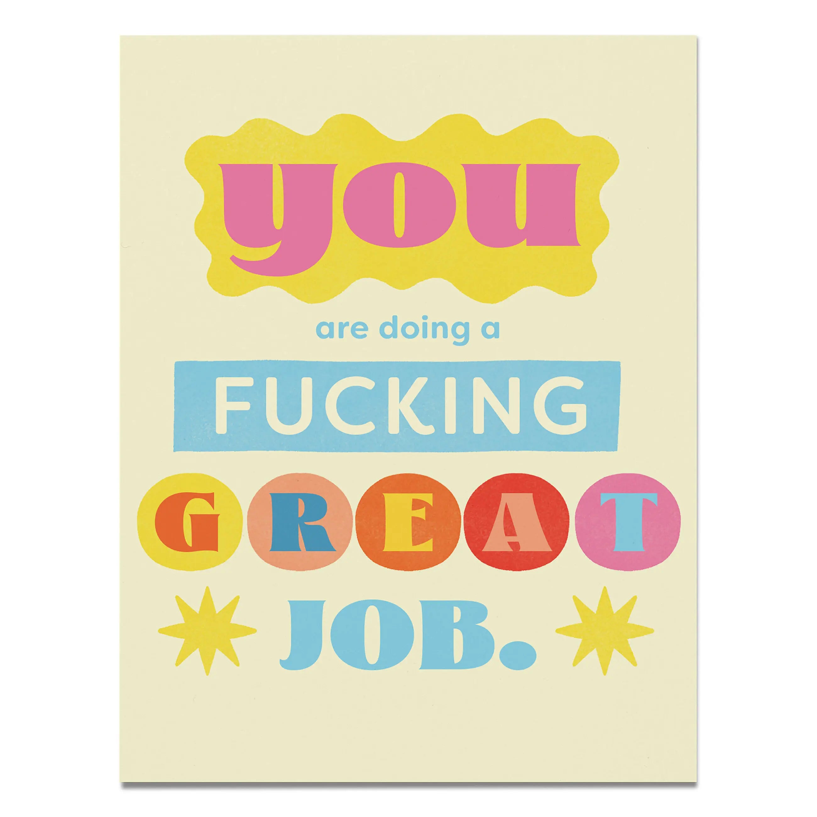 Doing Fucking Great Card