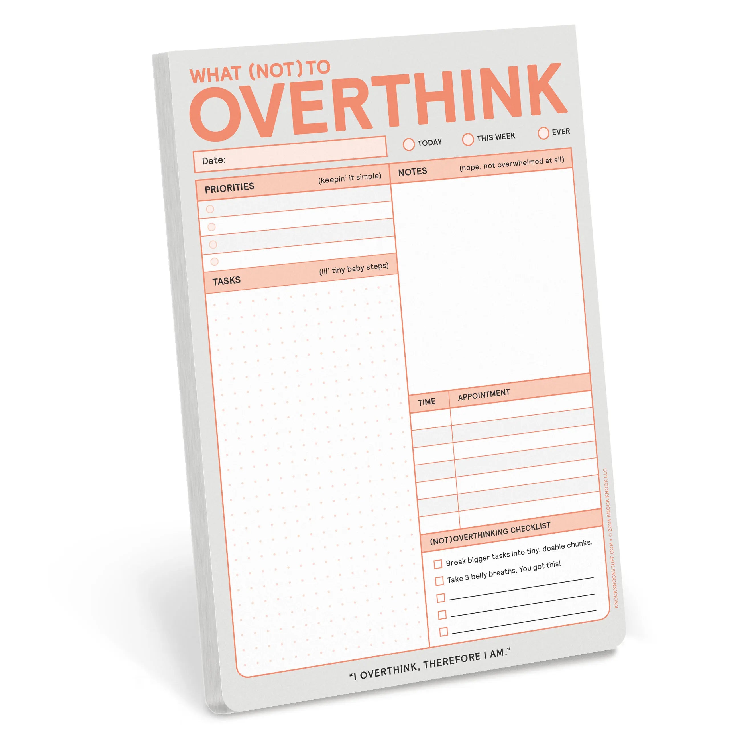 What (Not) To Overthink Pad