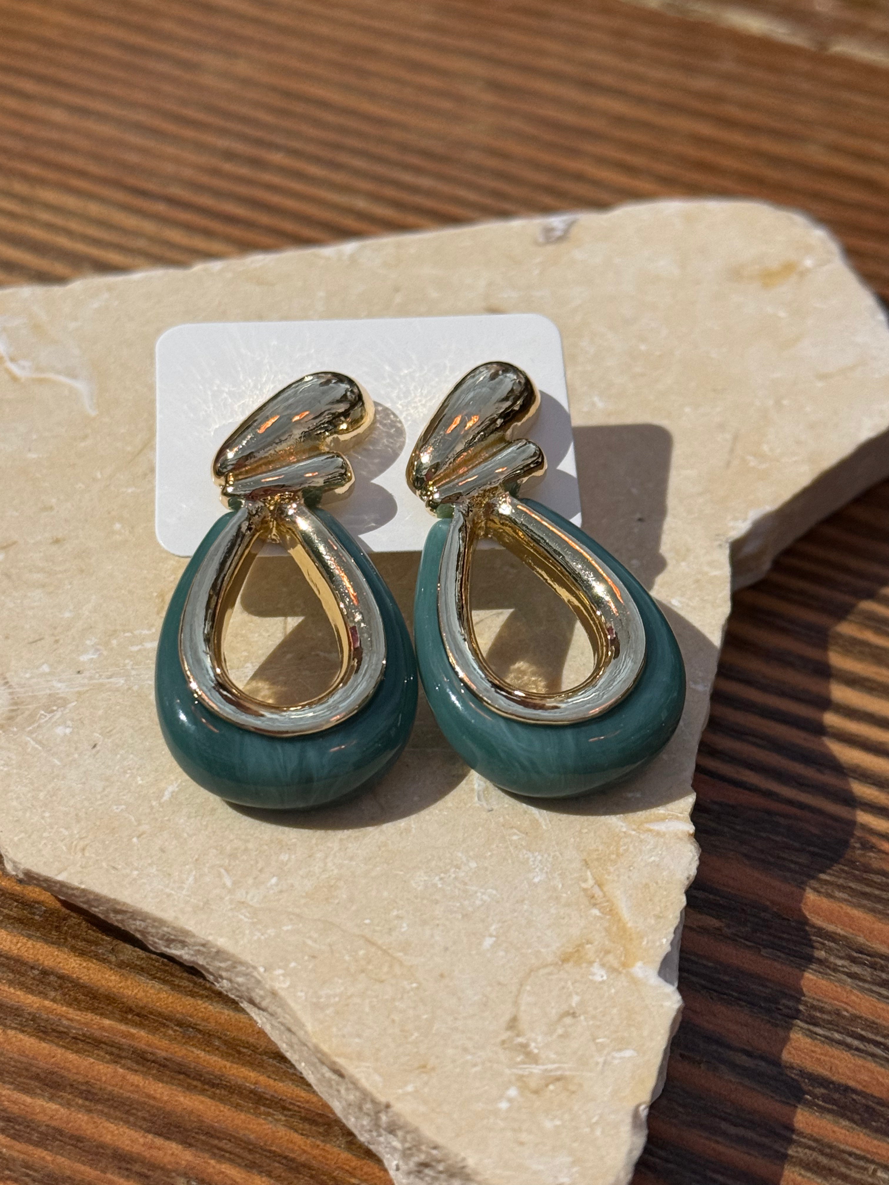 Green Lima Earrings