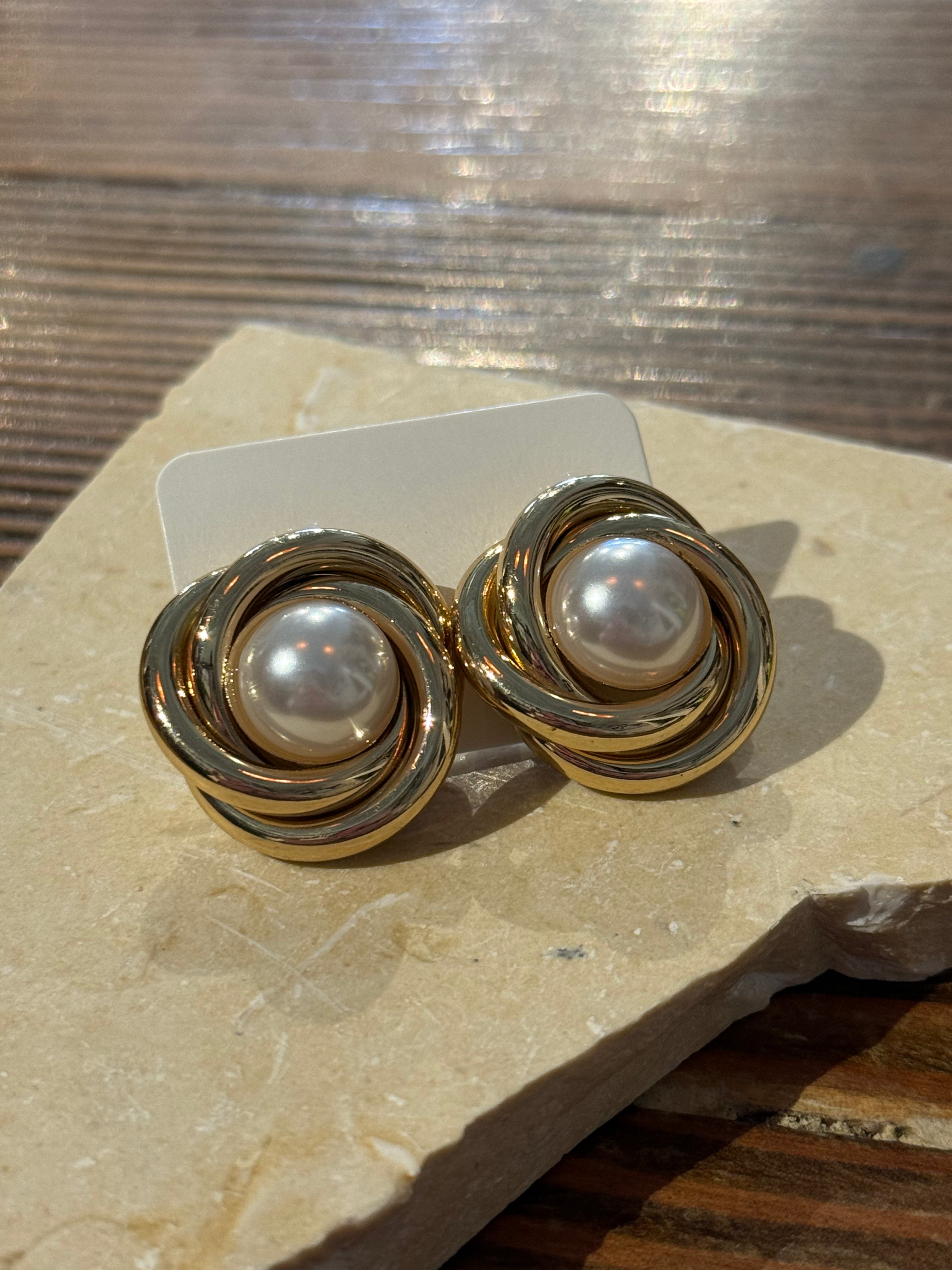 Cinnamon Bun Earrings