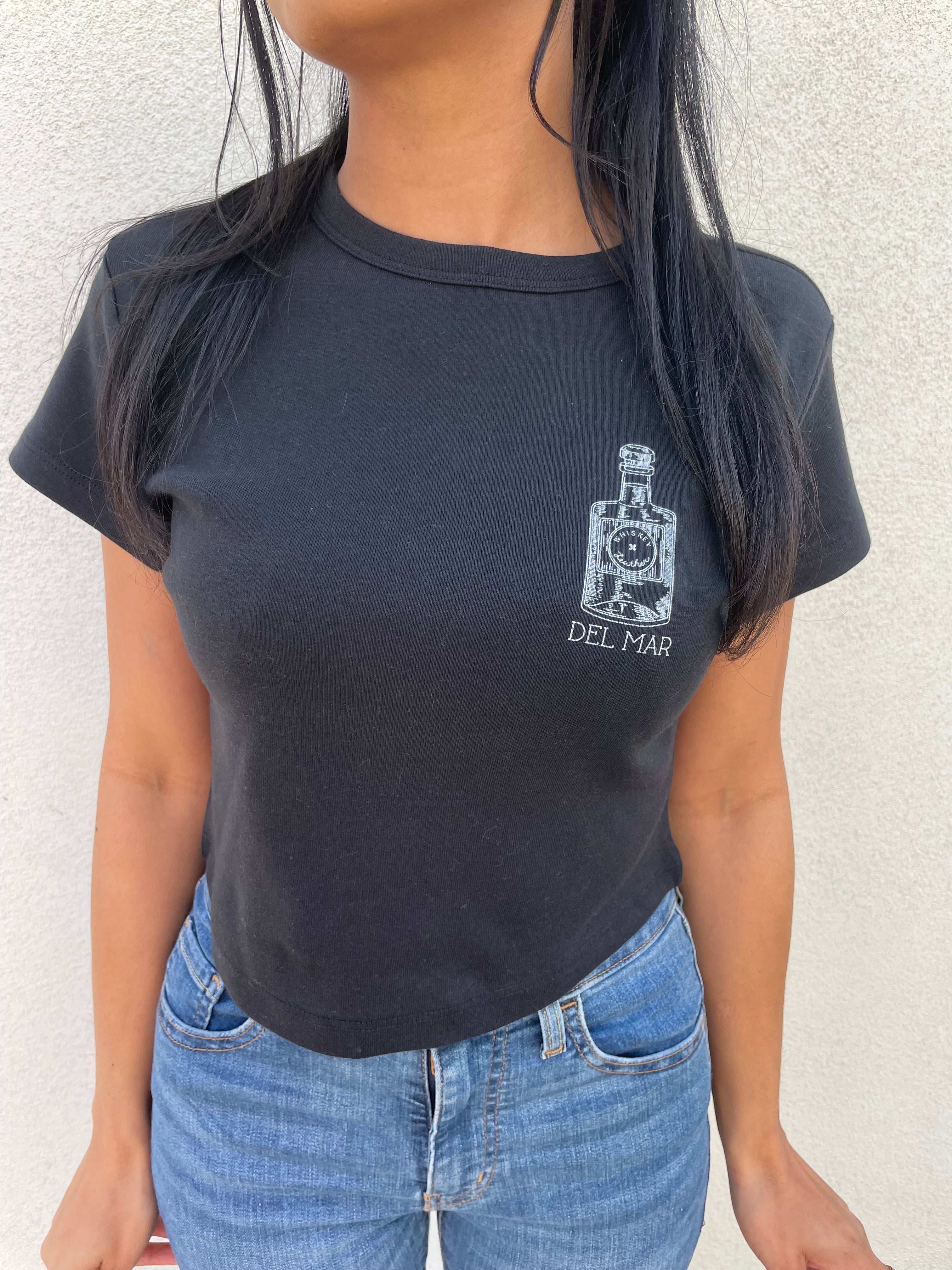 Del Mar Whiskey Logo Tee