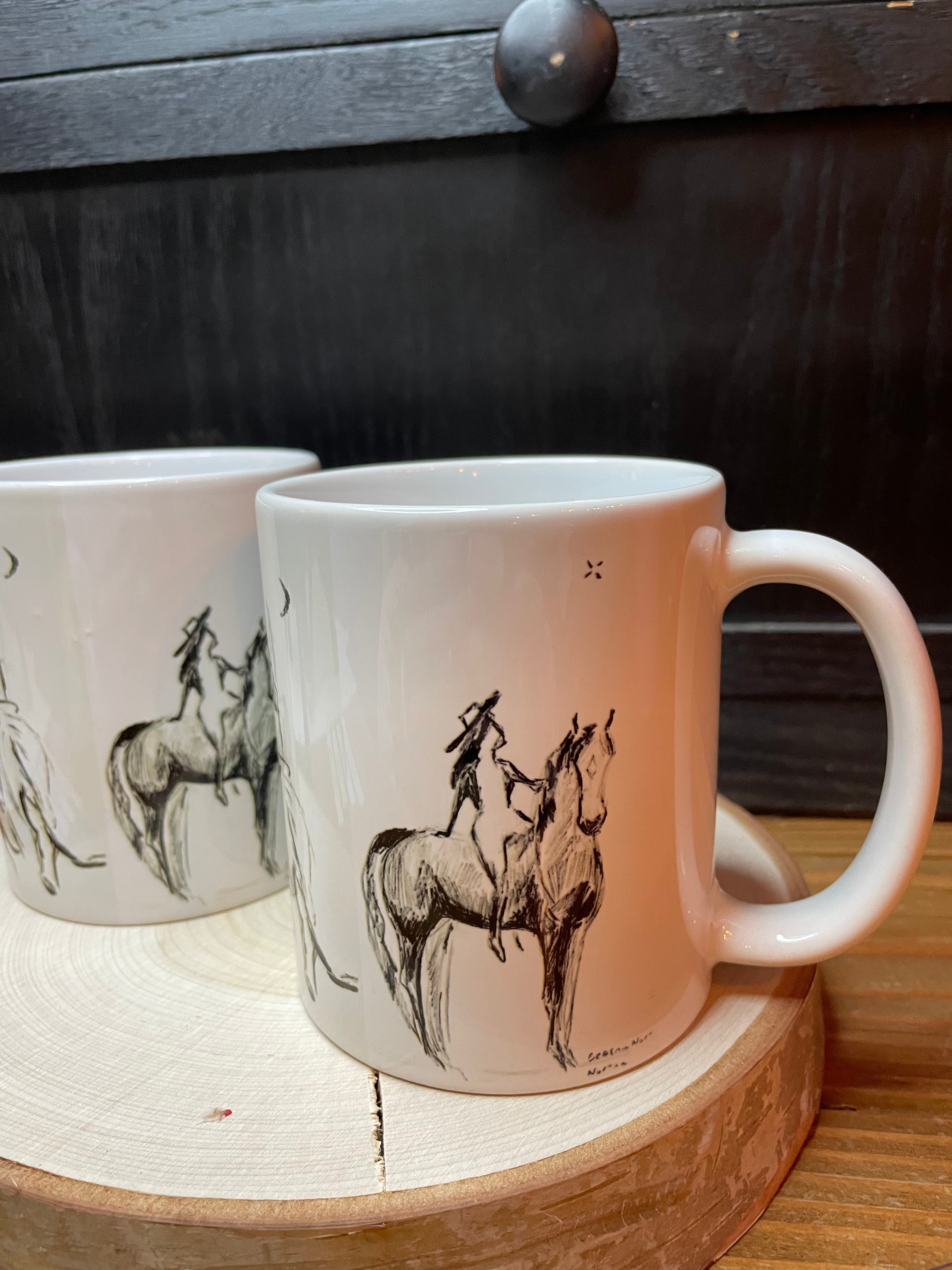 Ceramic Horse Mug