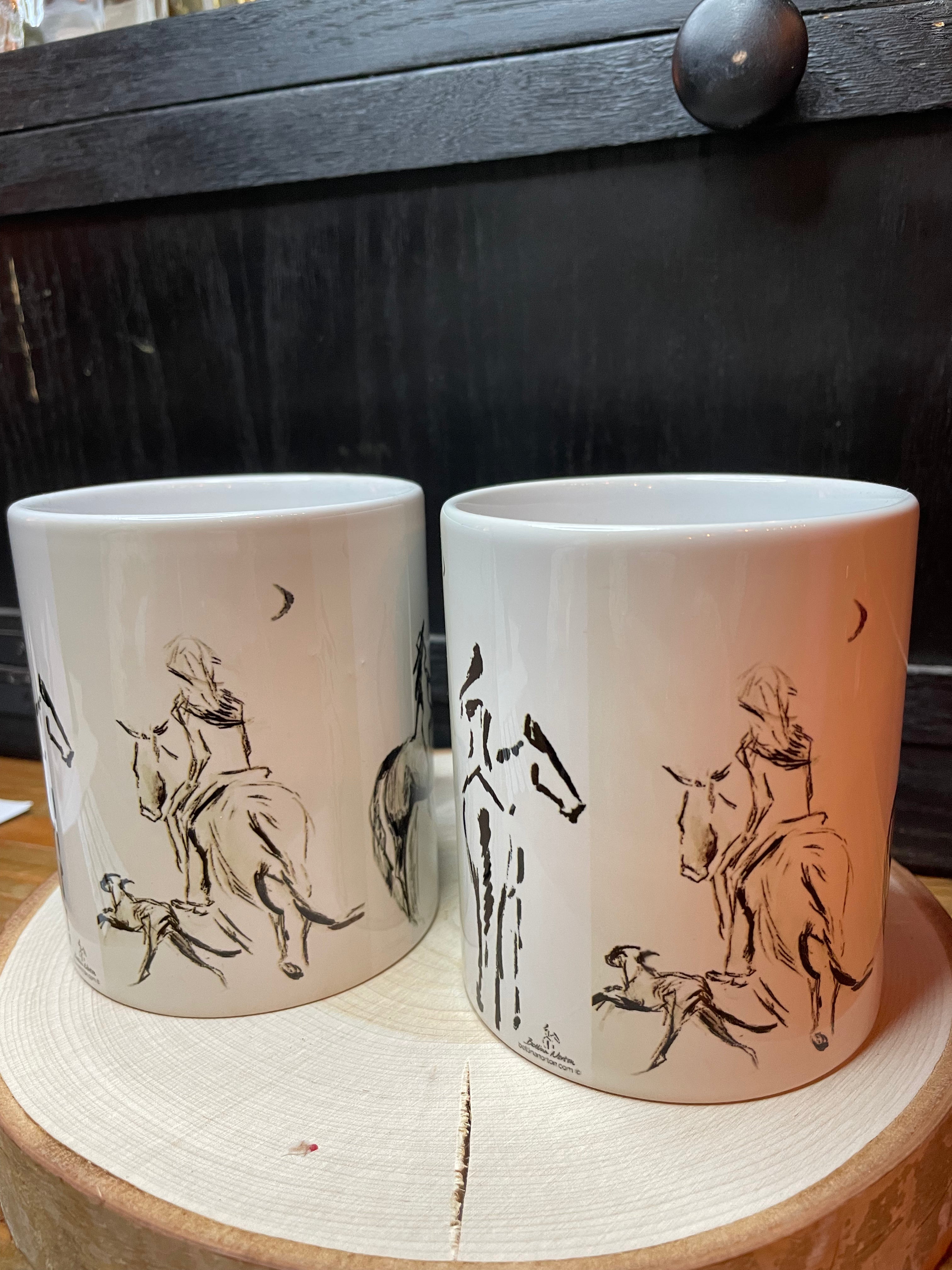 Ceramic Horse Mug