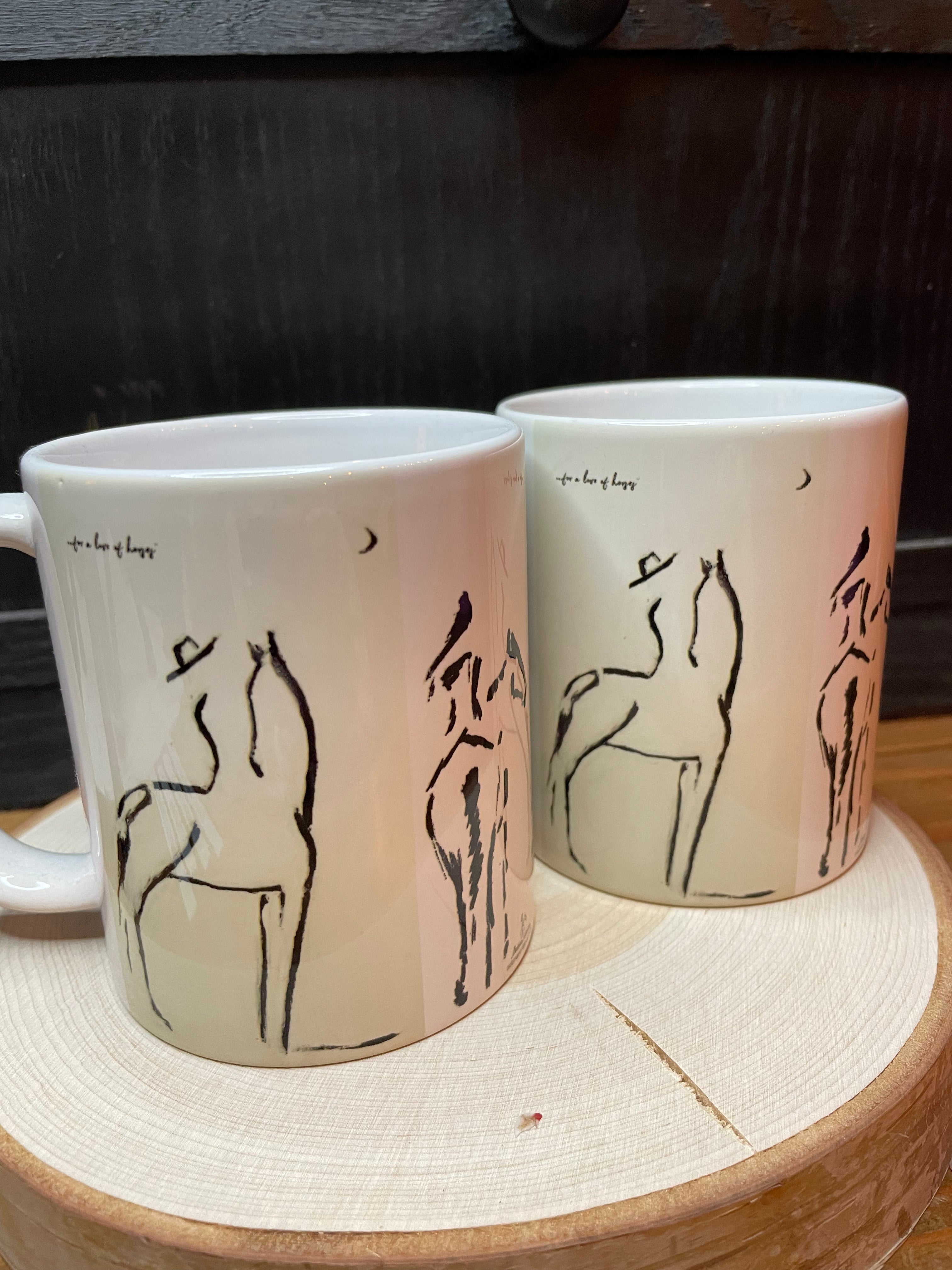 Ceramic Horse Mug