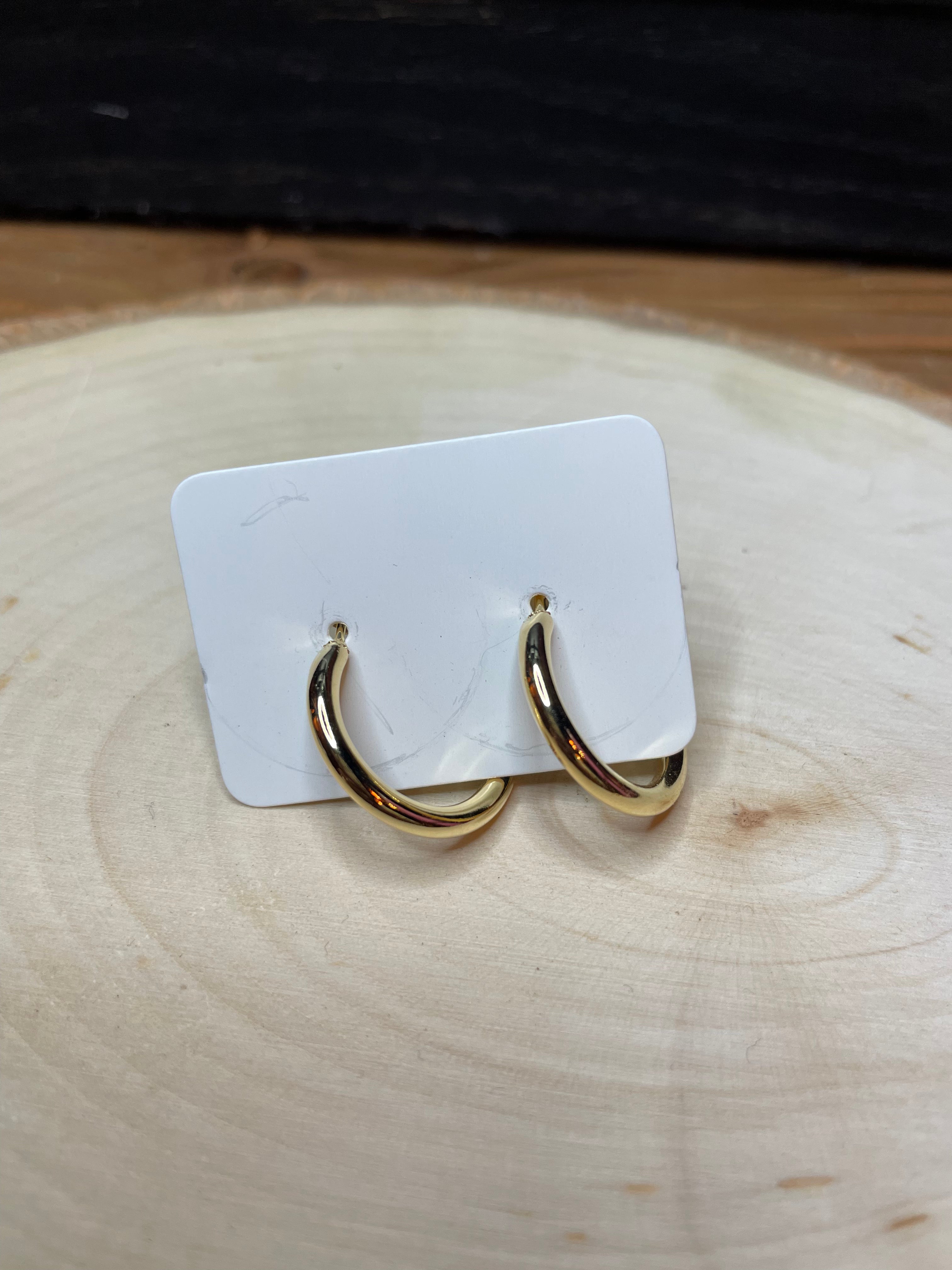 Mini It Girl Gold Hoops