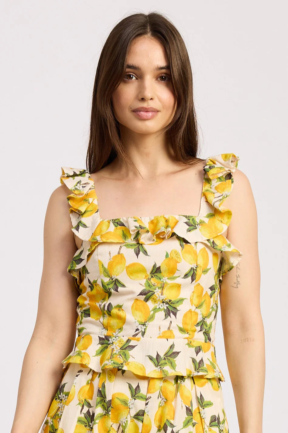 Lemon Blanca Top