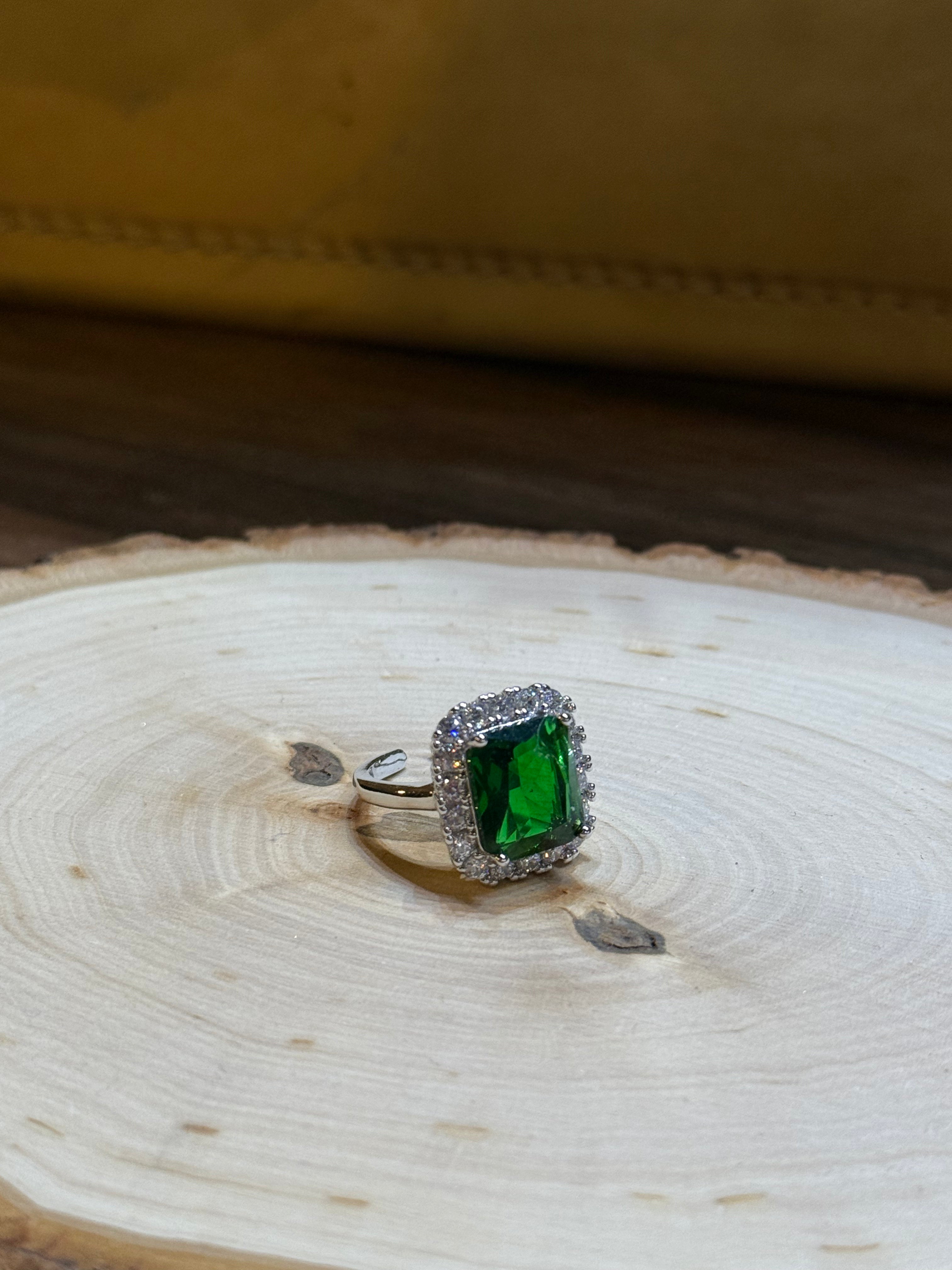 Emerald Diamond Ring