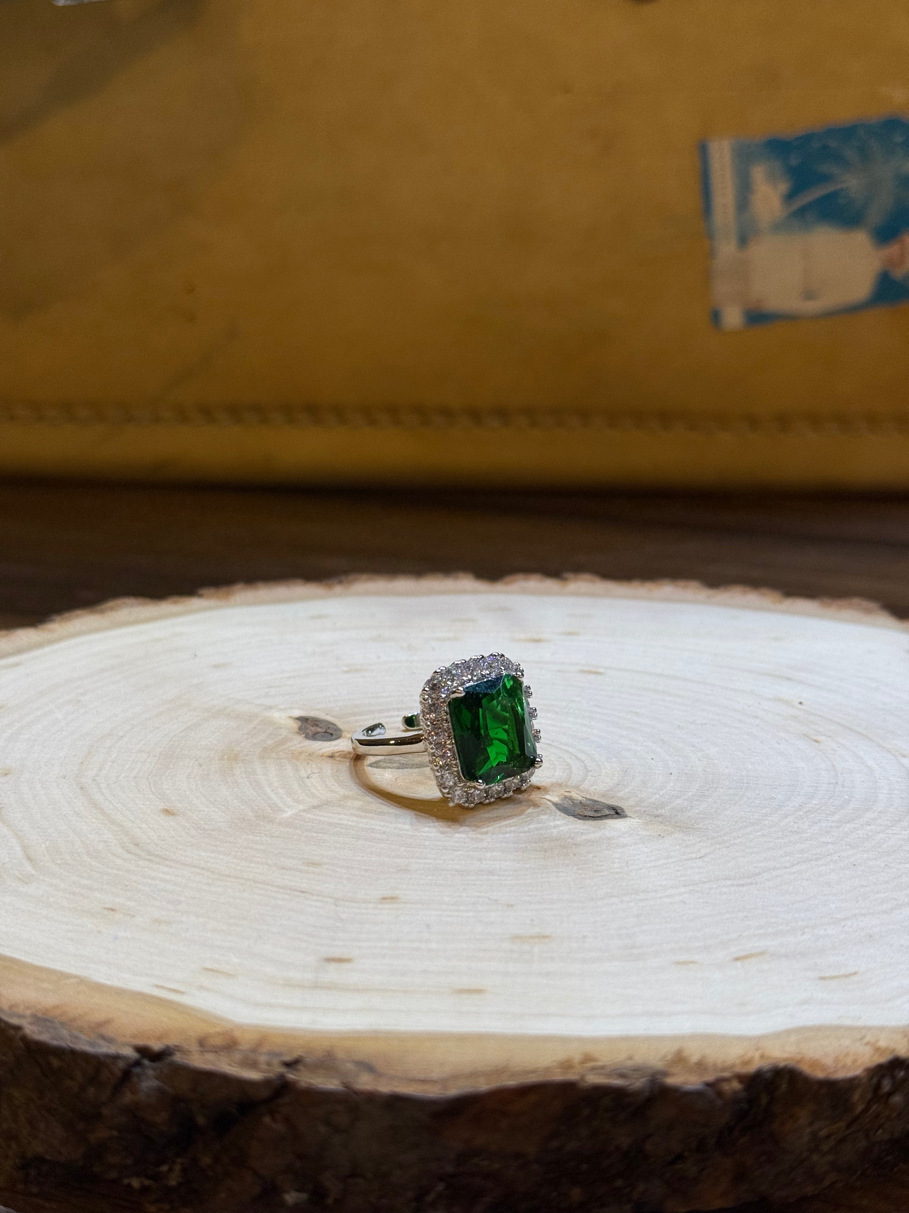 Emerald Diamond Ring