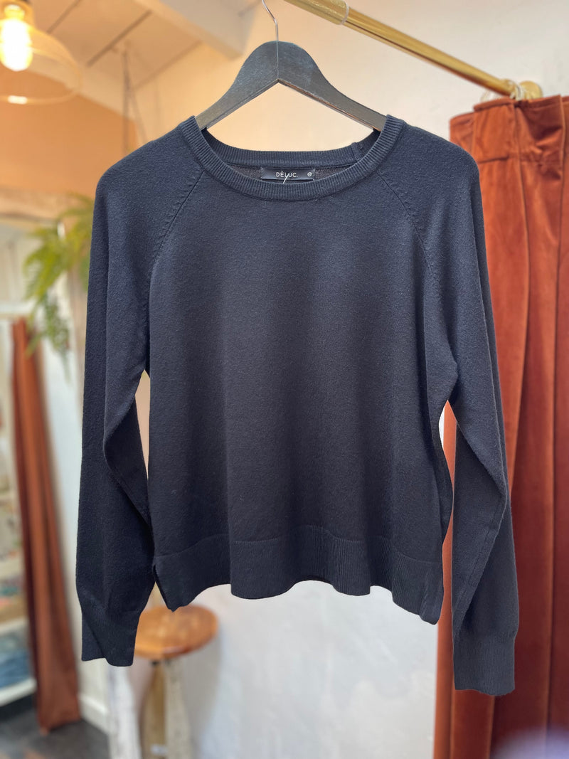 Black Lorraine Sweater