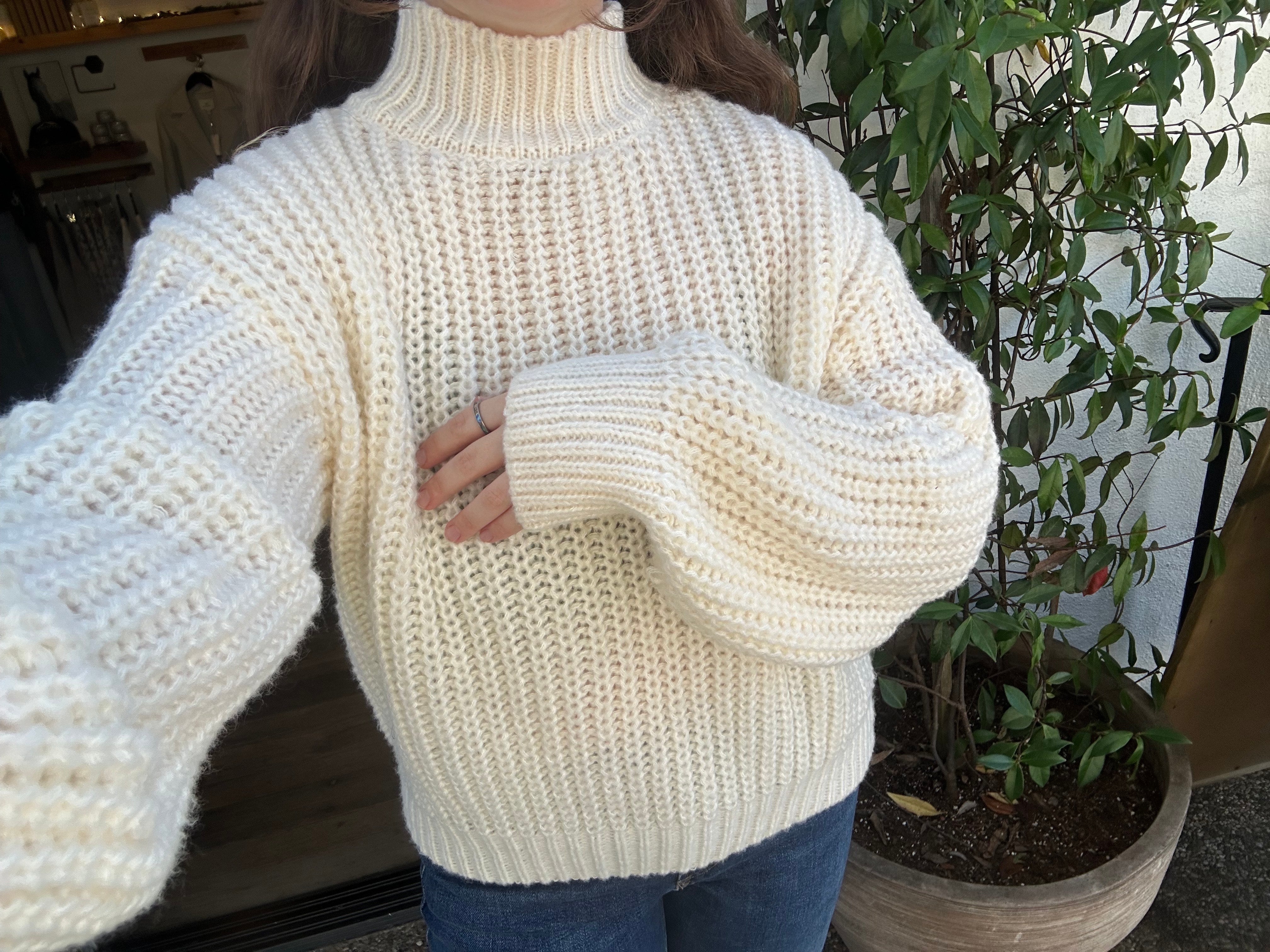 Bright White Sweater