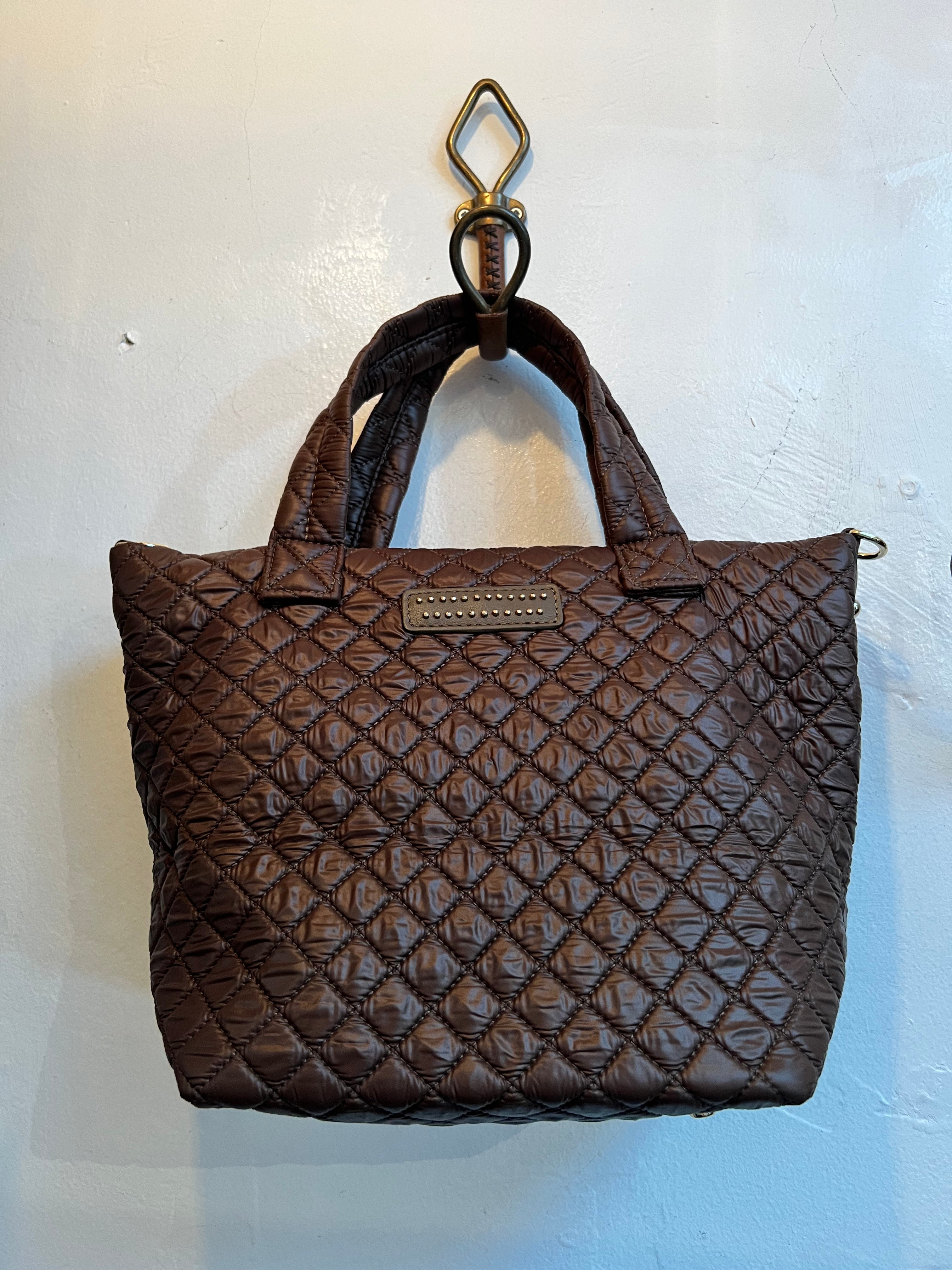 Chocolate Jade Quilted Tote