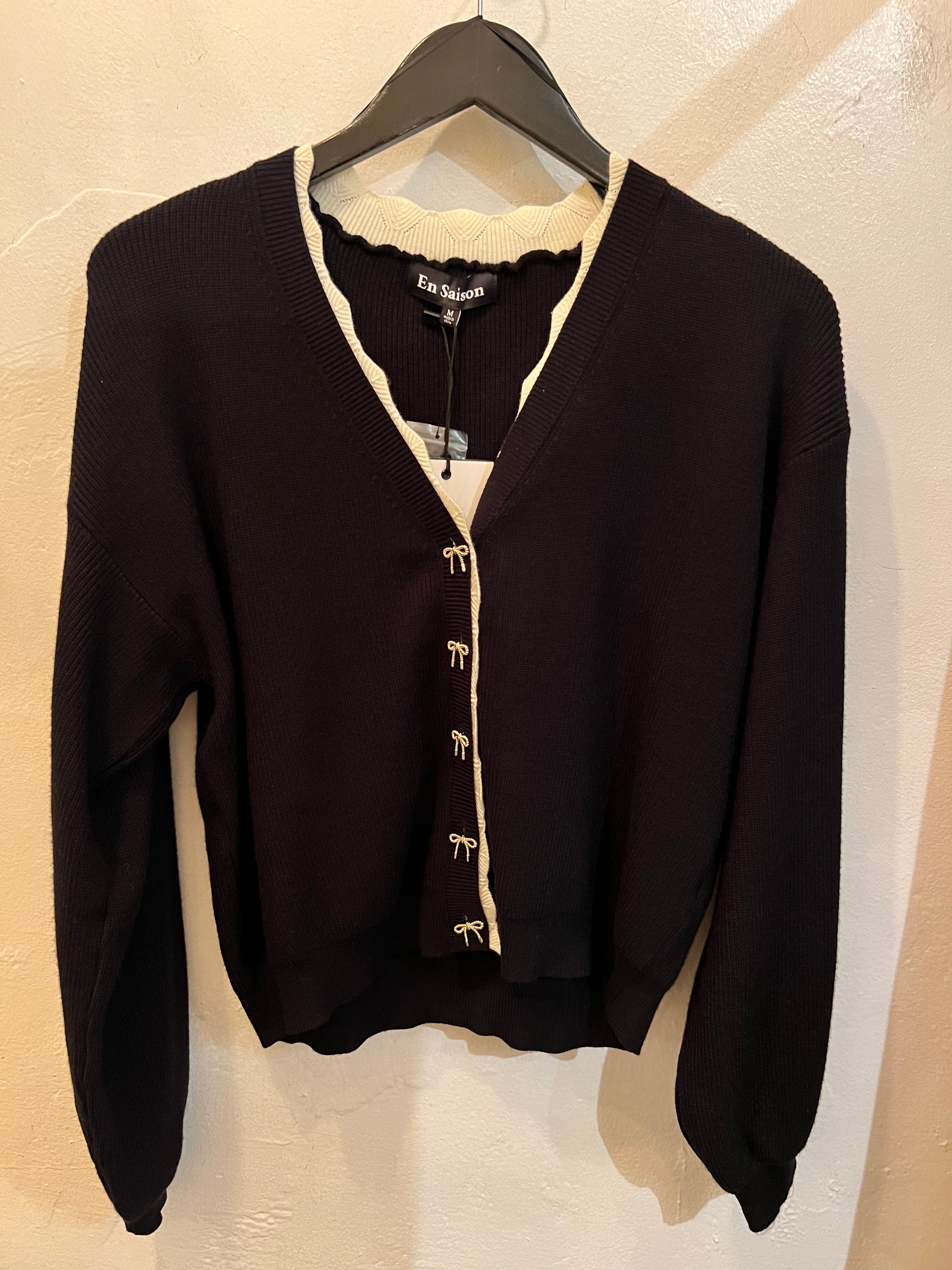 Black Evangeline Cardigan