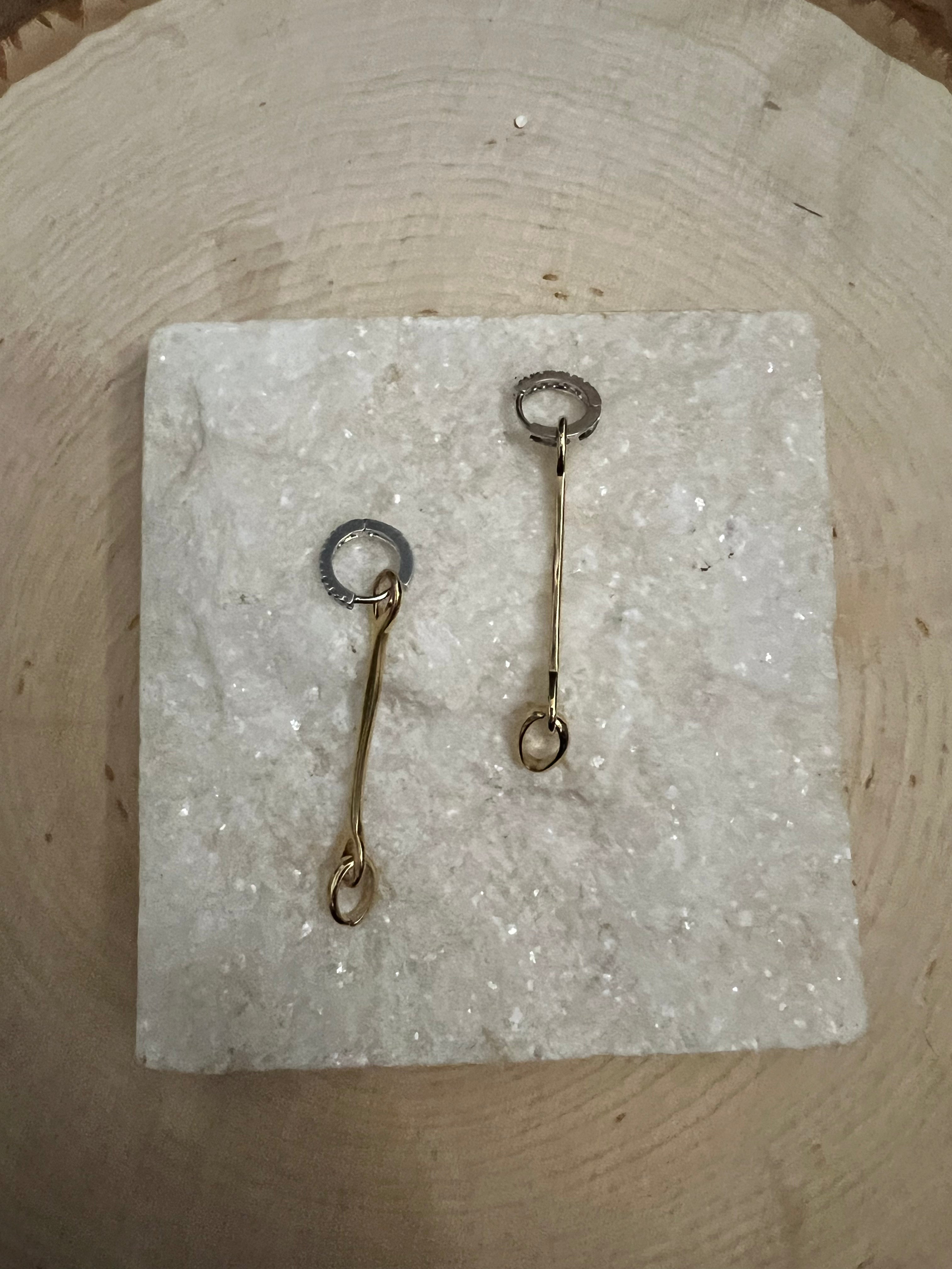 Mixed Metal Earrings