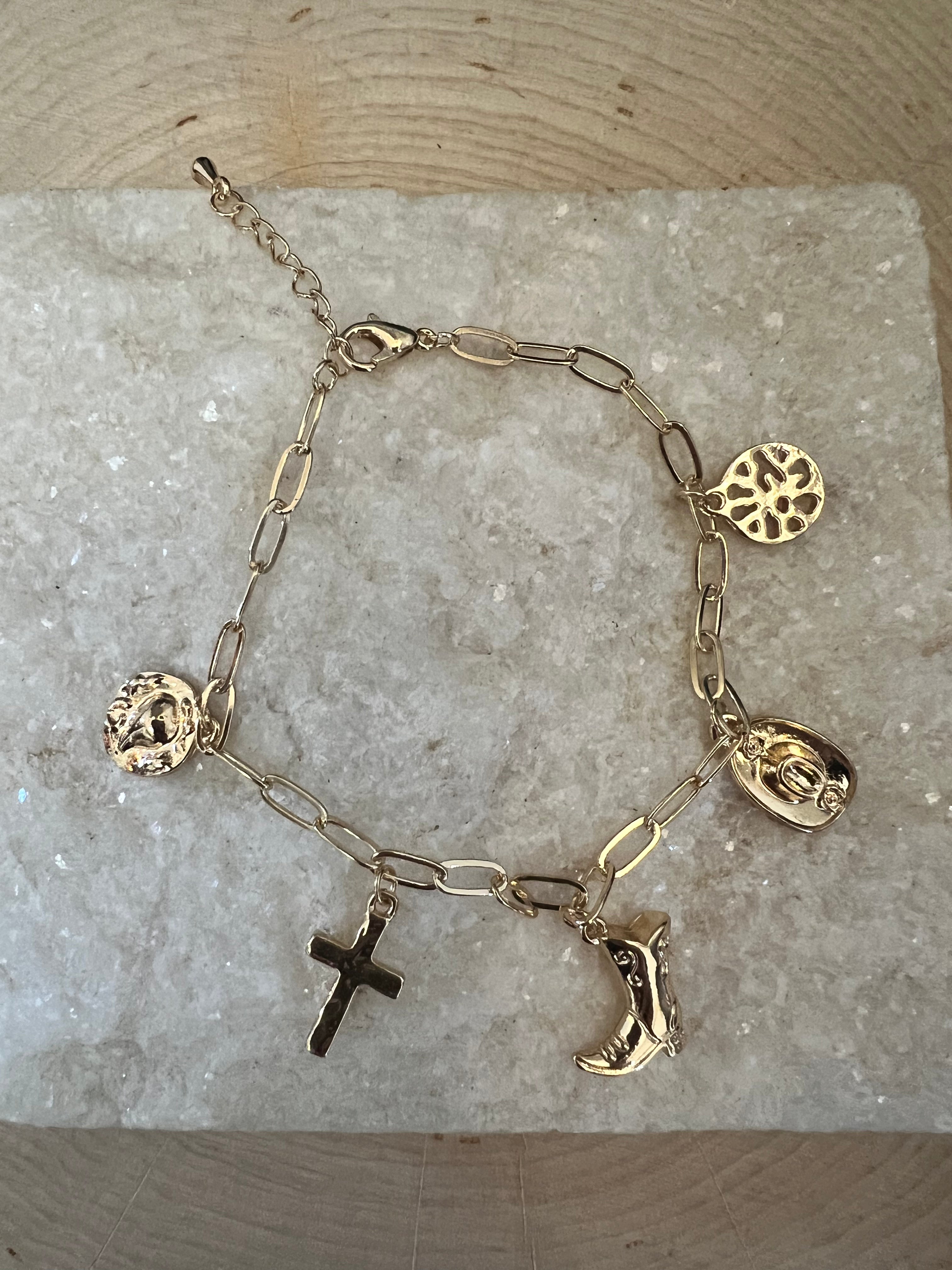 Country Charm Bracelet