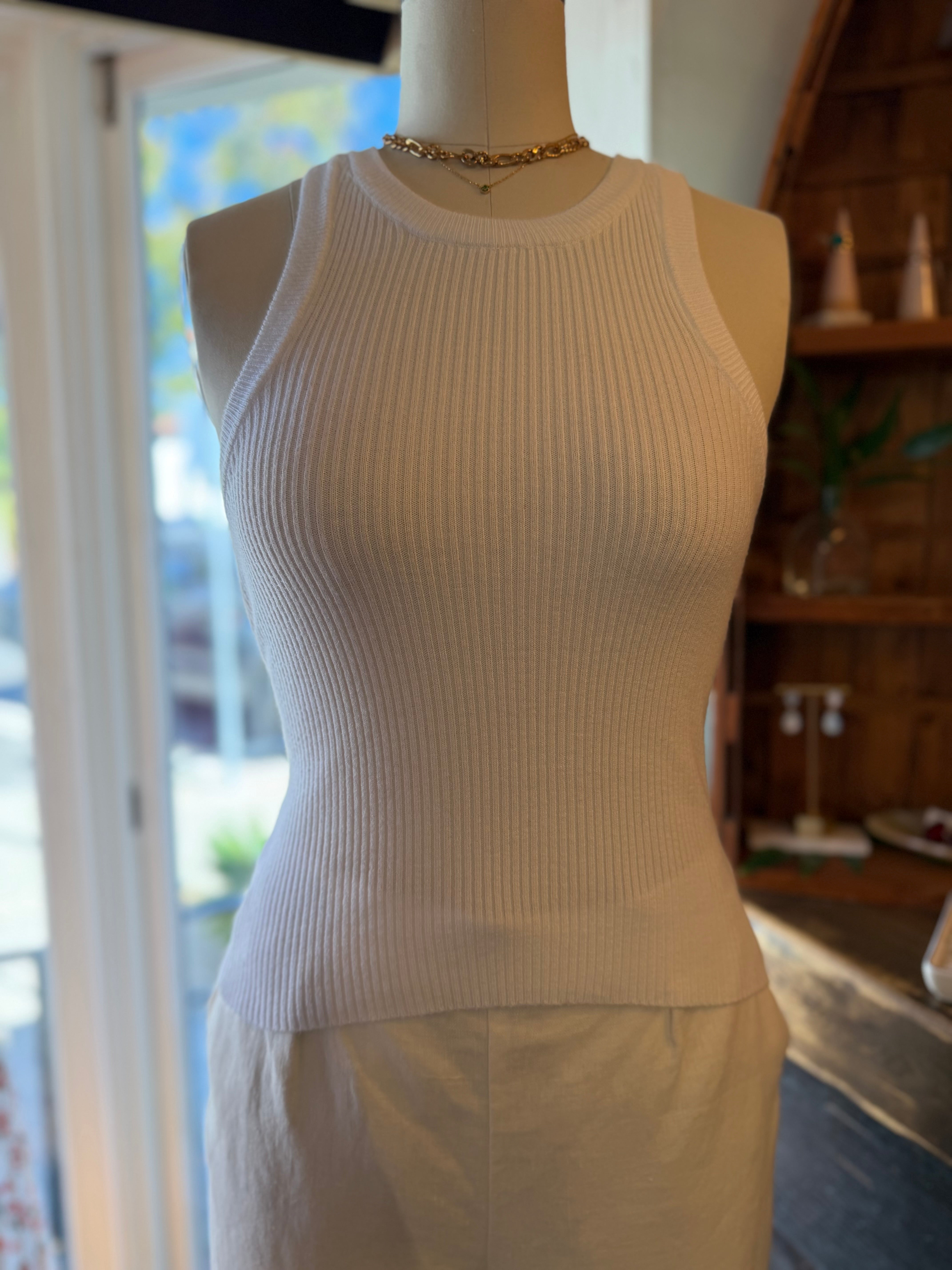 Off White Everyday Tank