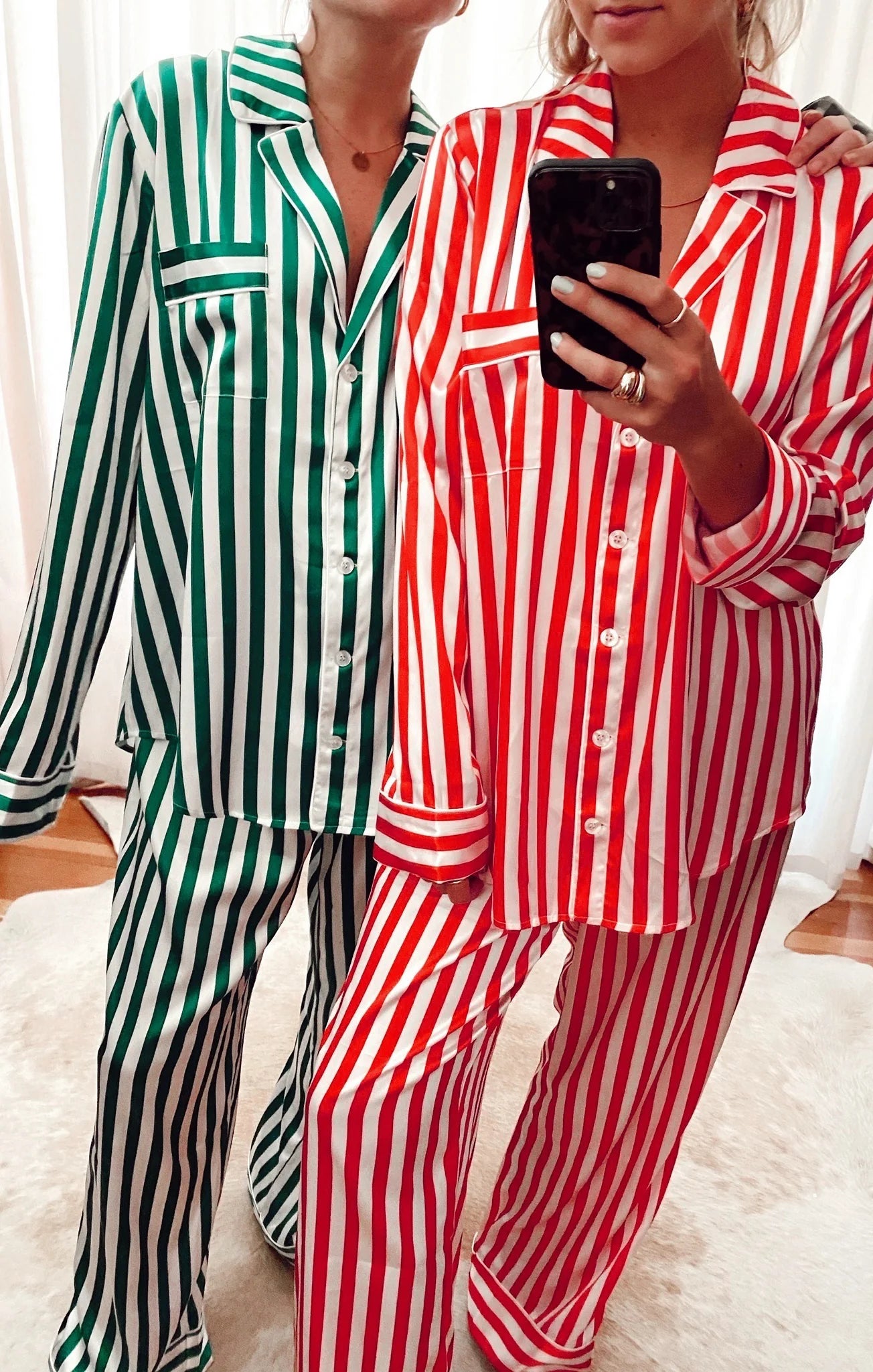 Peppermint Stripe PJ Set