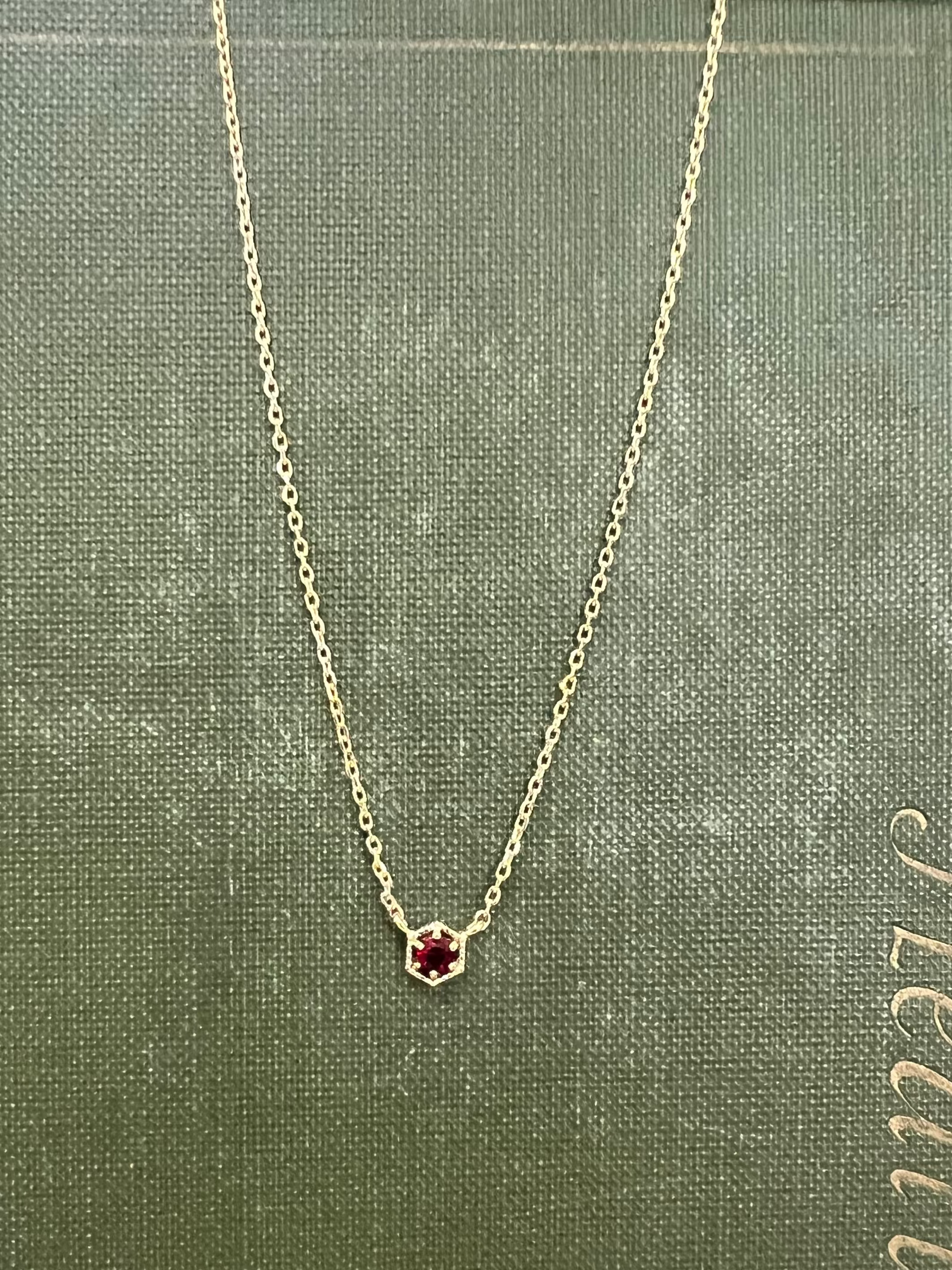 January Stone Necklace