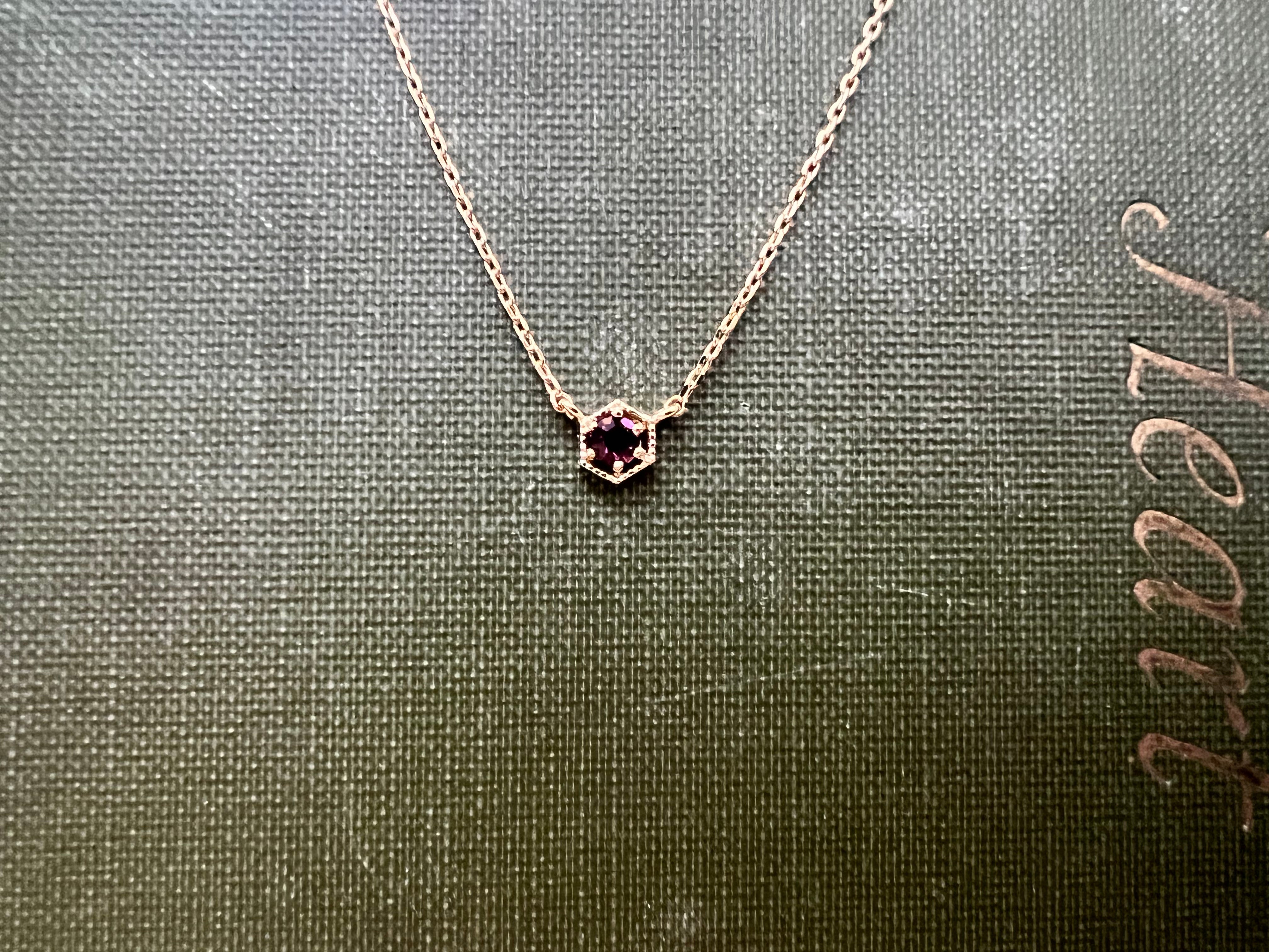 February Stone Necklace