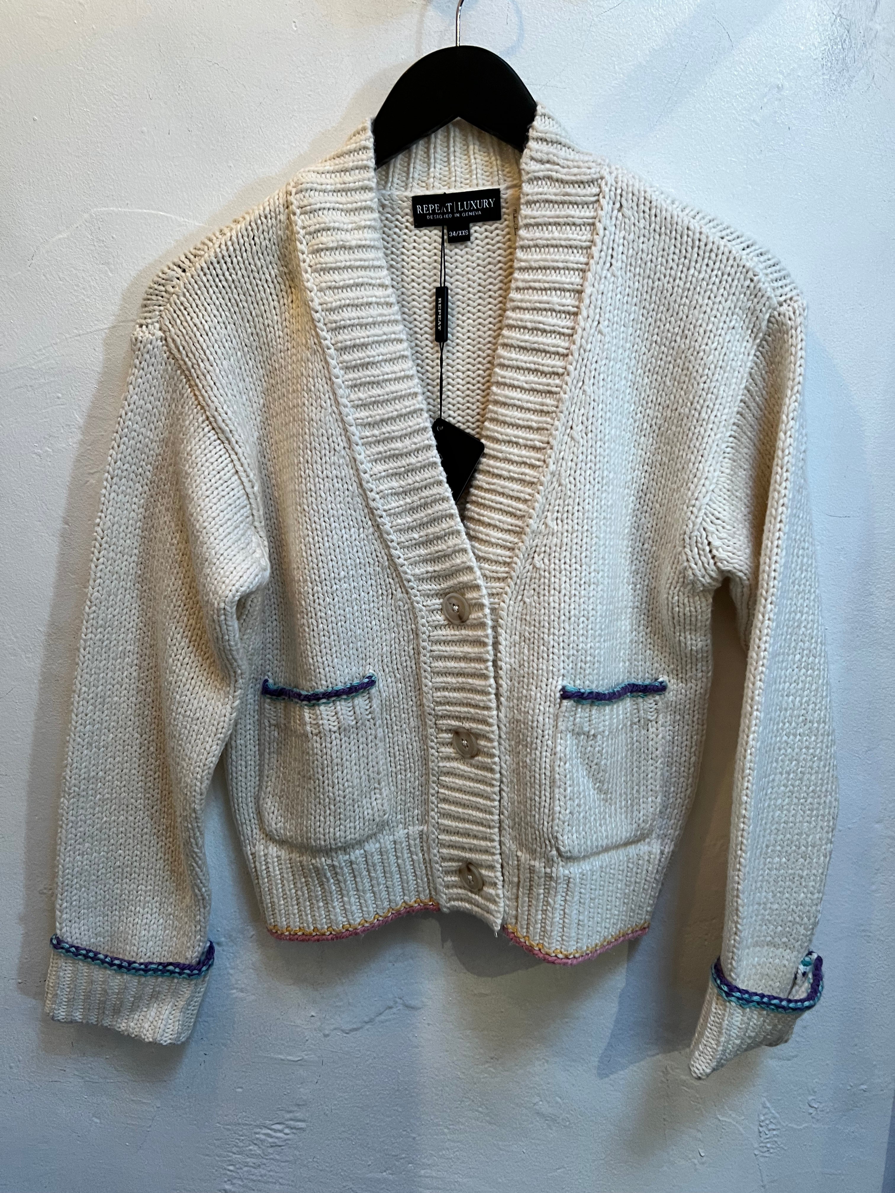 Colored Knit Cardigan