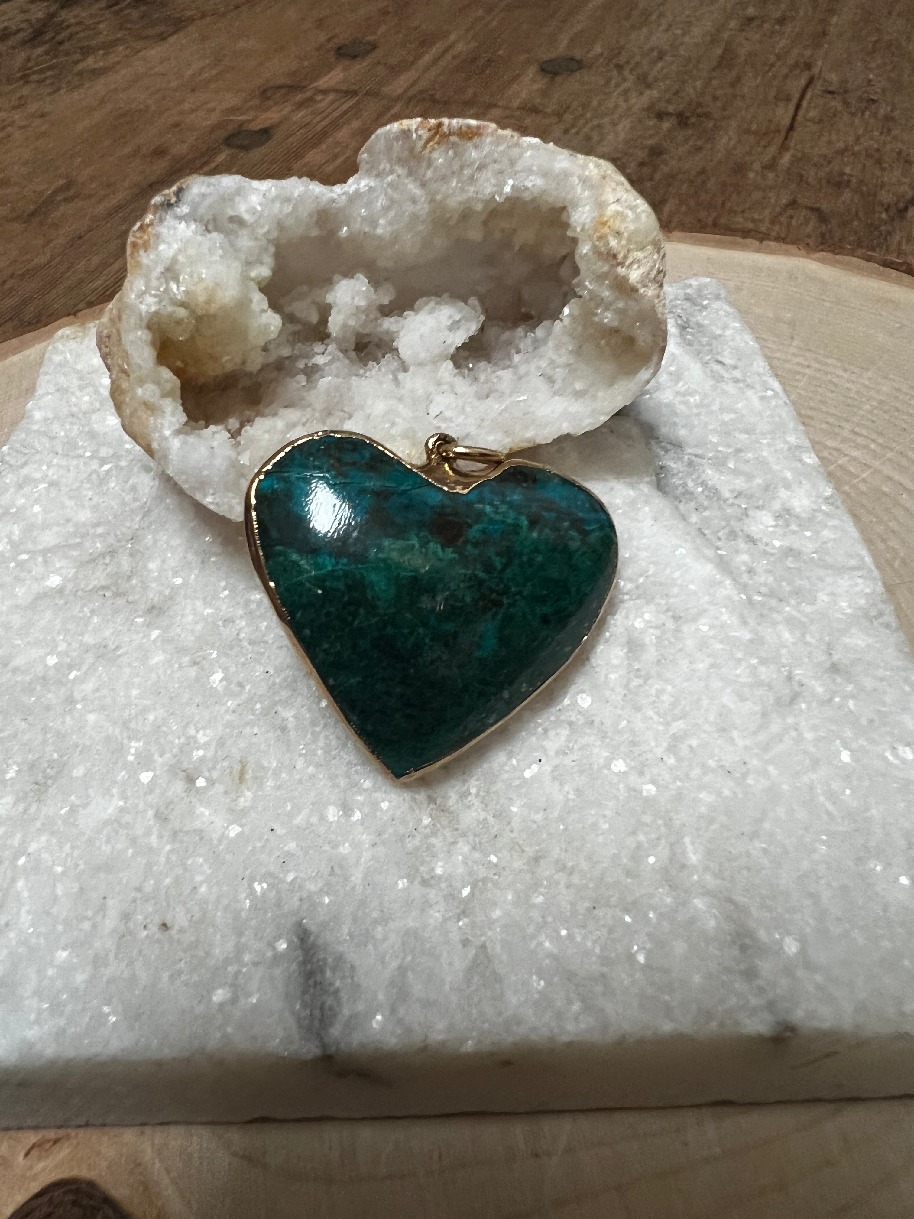 Turquoise Heart Pendant