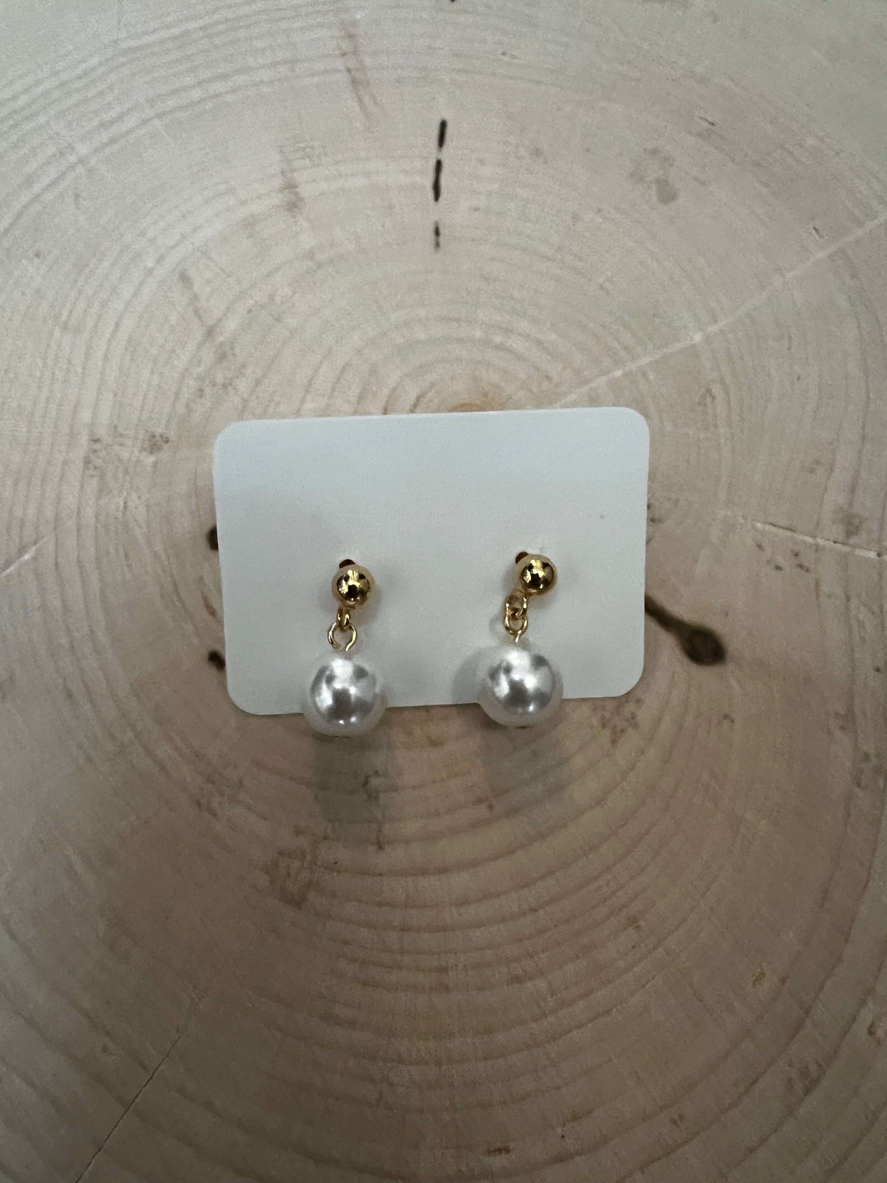 Pearl Drop Studs