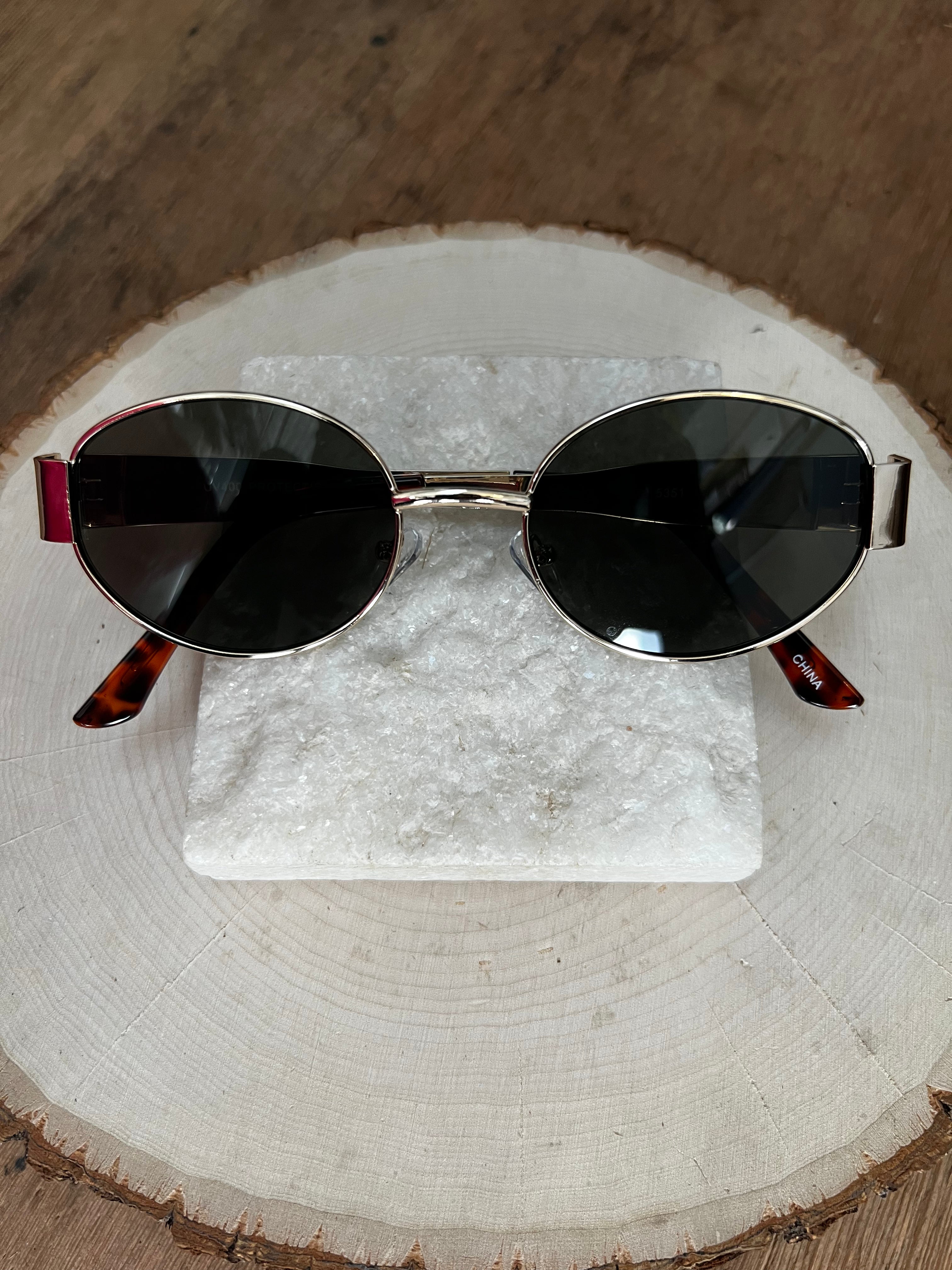 Gold Green Lens Juliet Sunnies