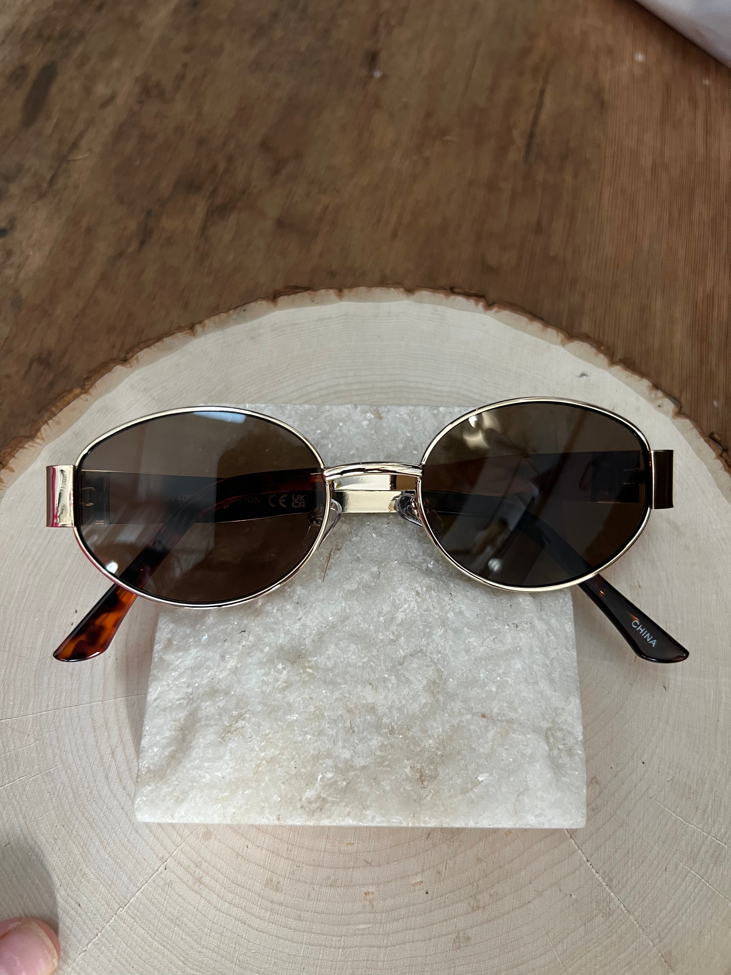 Gold Brown Lens Juliet Sunnies