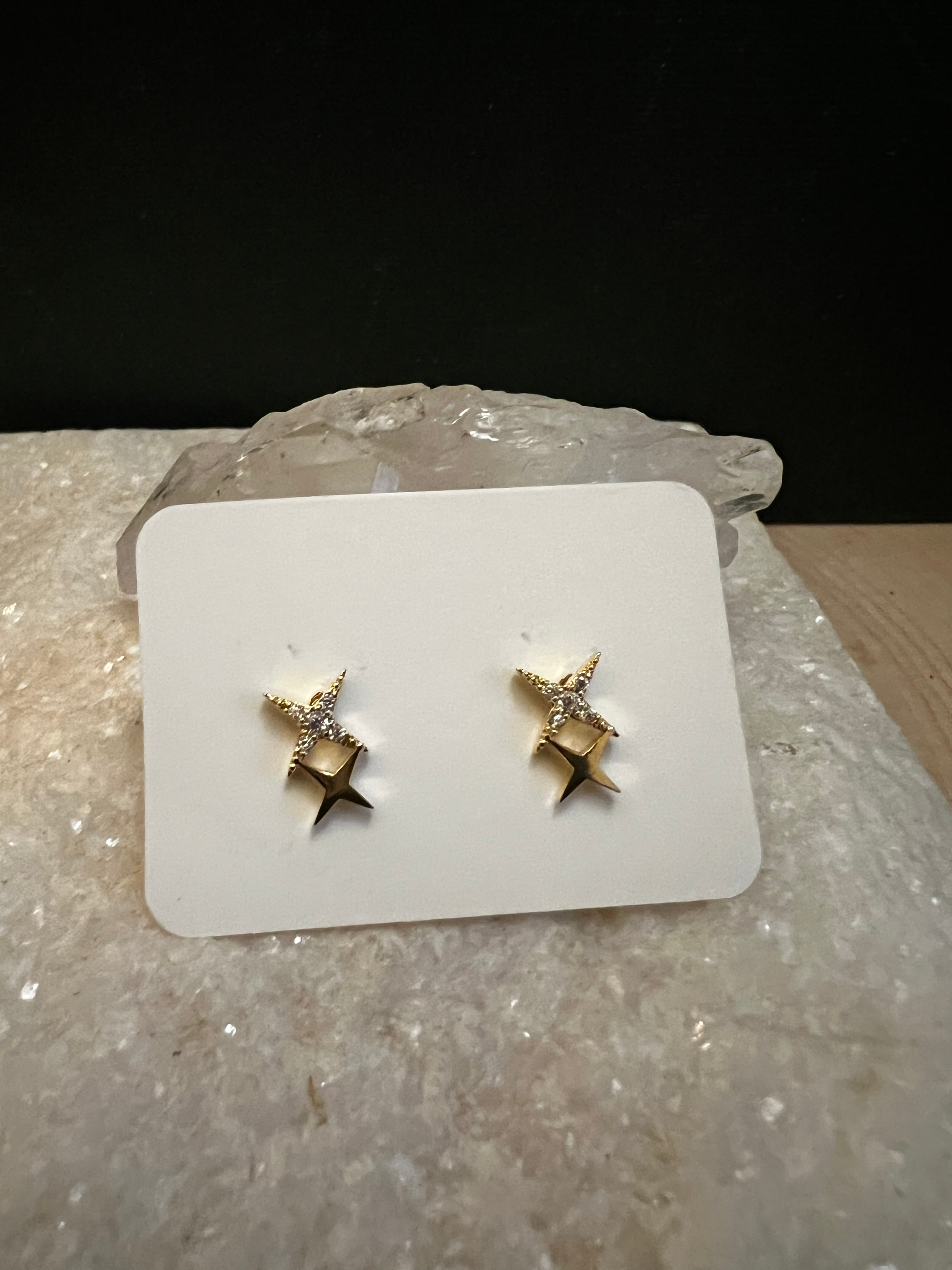 North Star Diamond Earrings