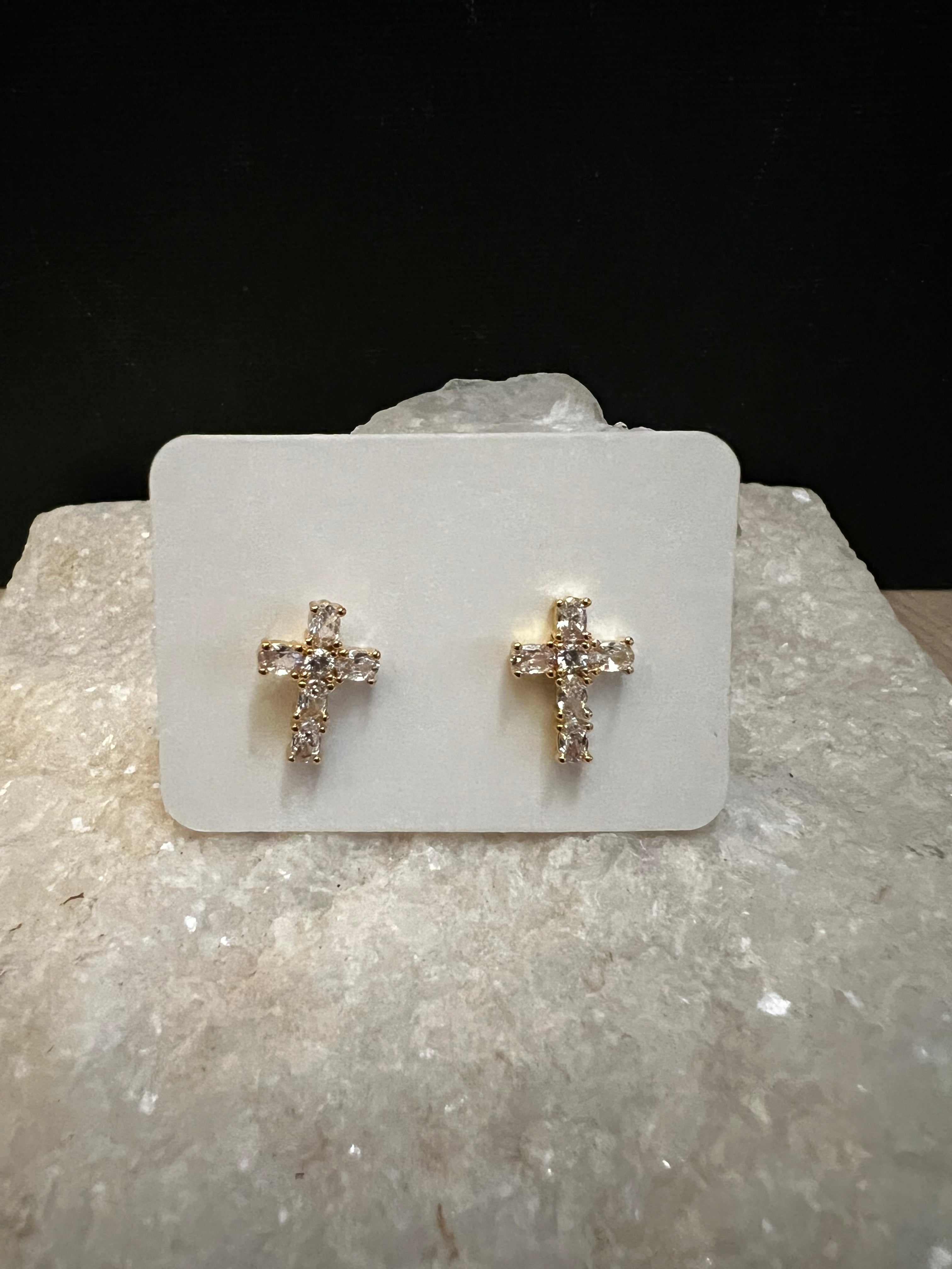 Notre Dame Diamond Studs