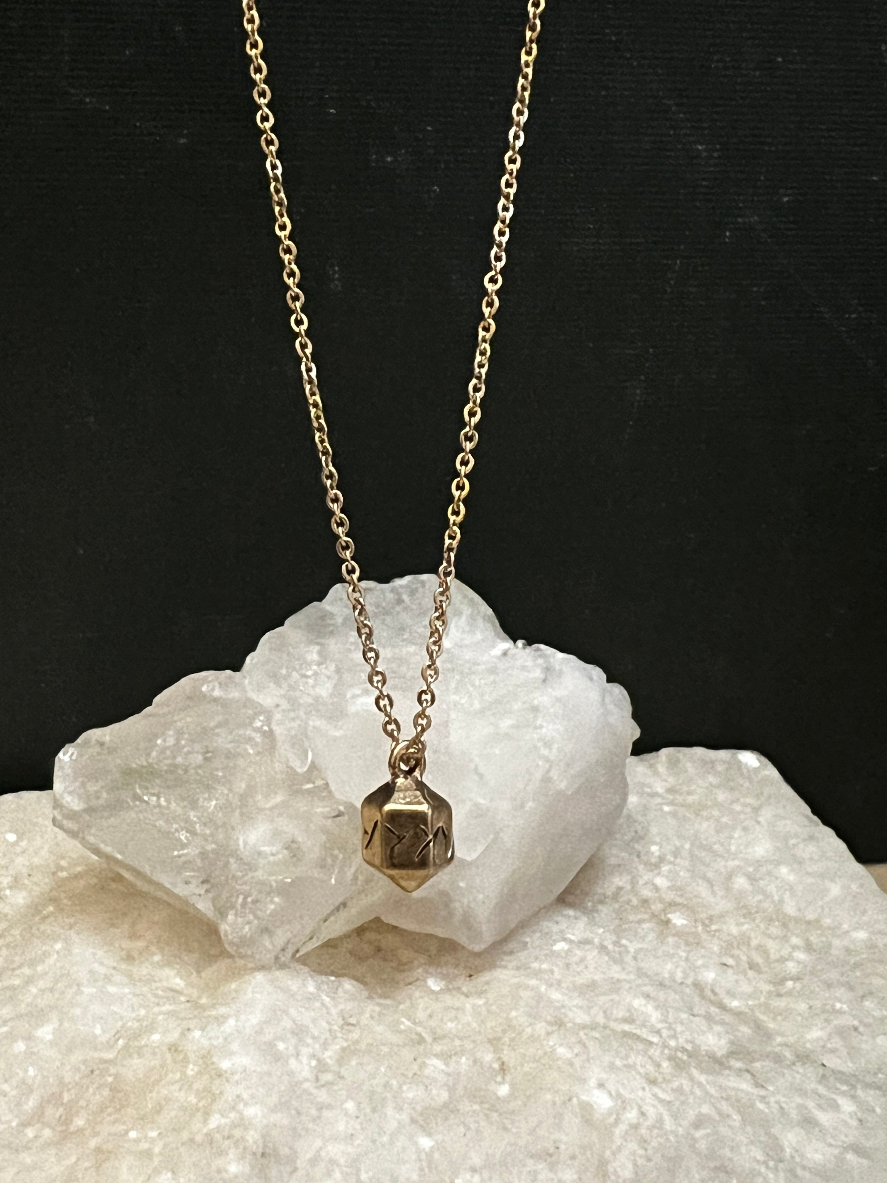 Dreidel Necklace
