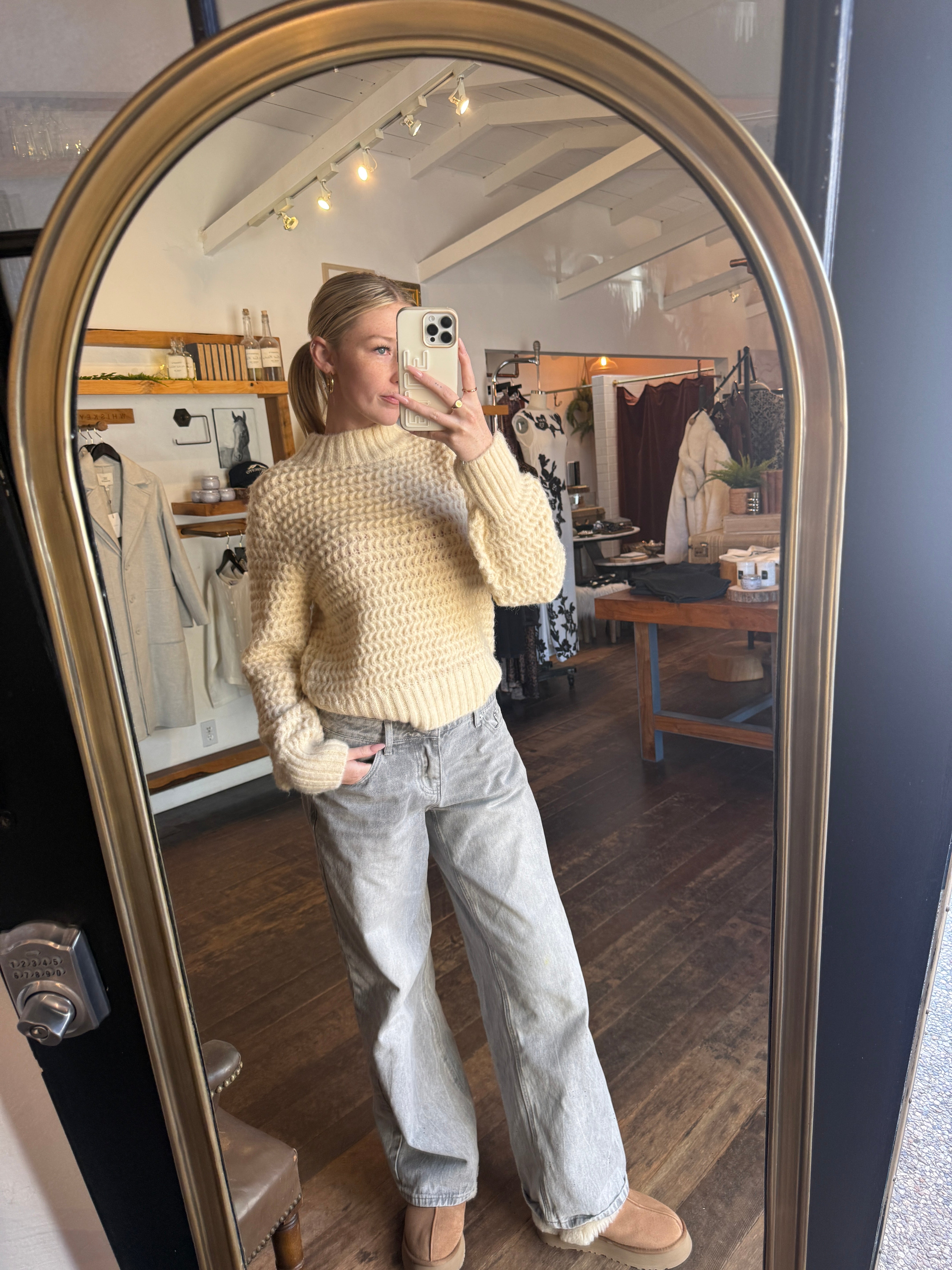 Ivory Chunky Sweater