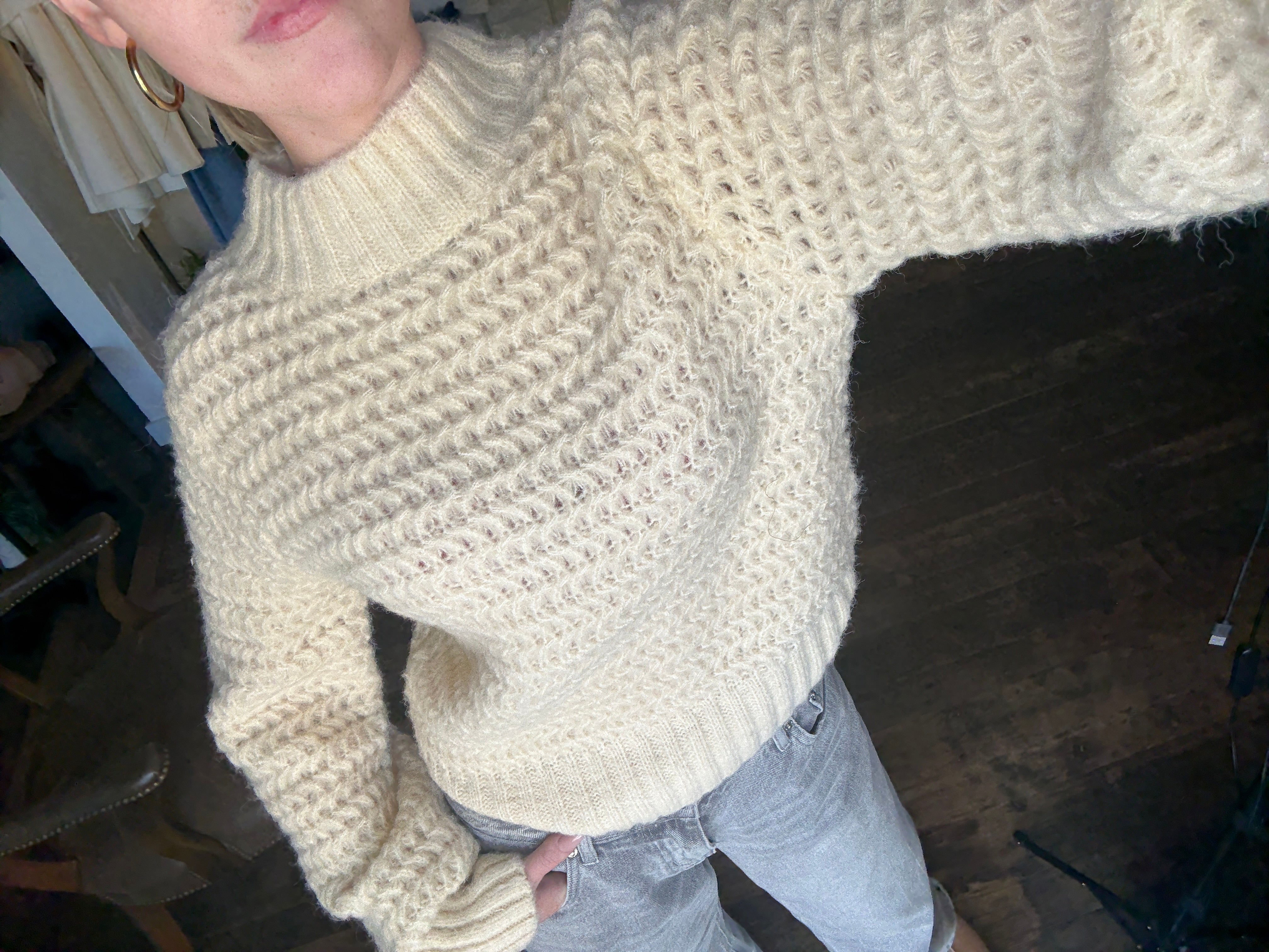 Ivory Chunky Sweater