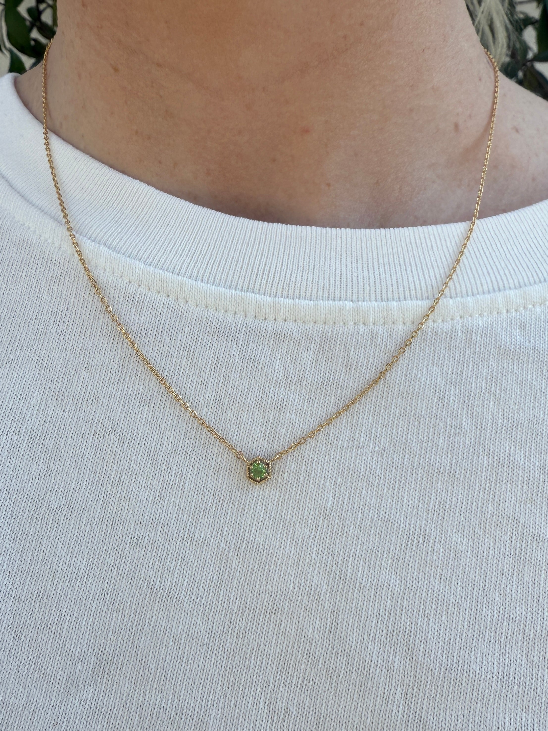 August Stone Necklace