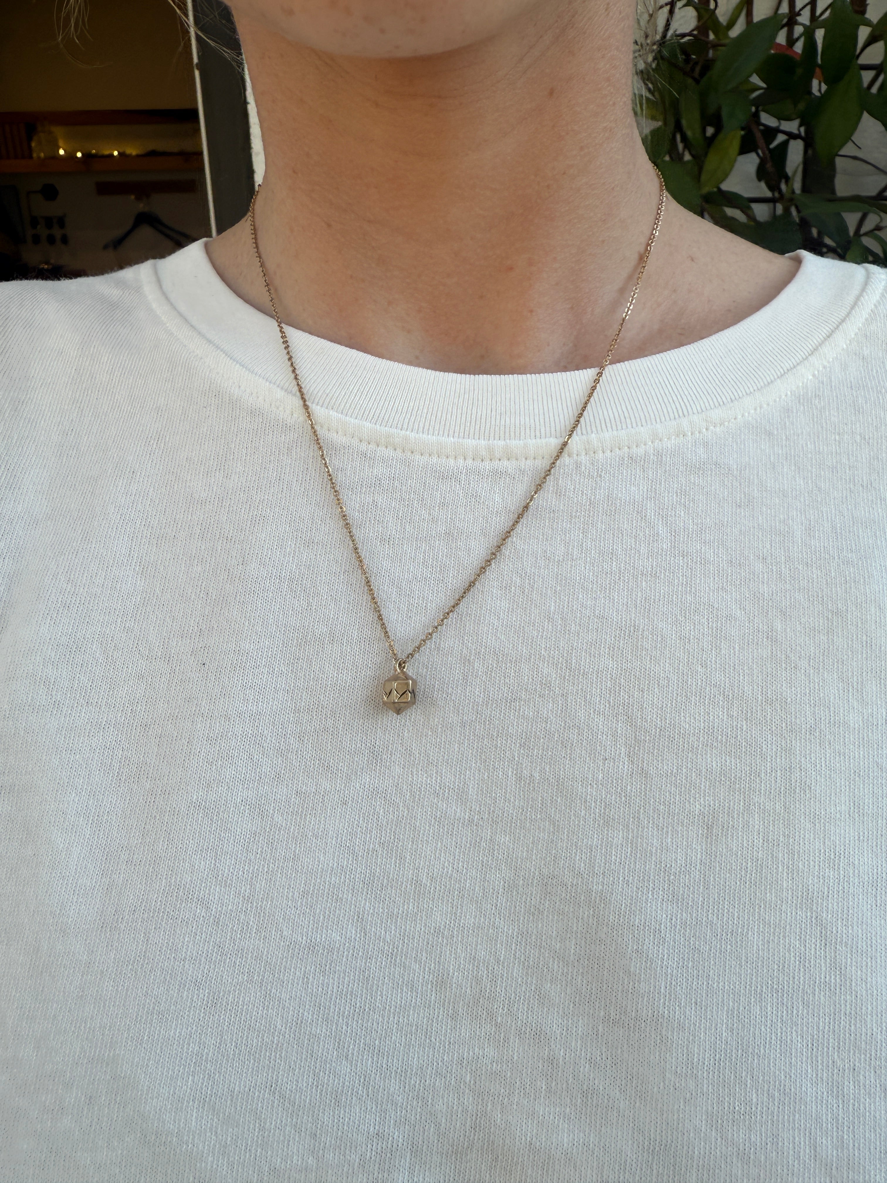 Dreidel Necklace