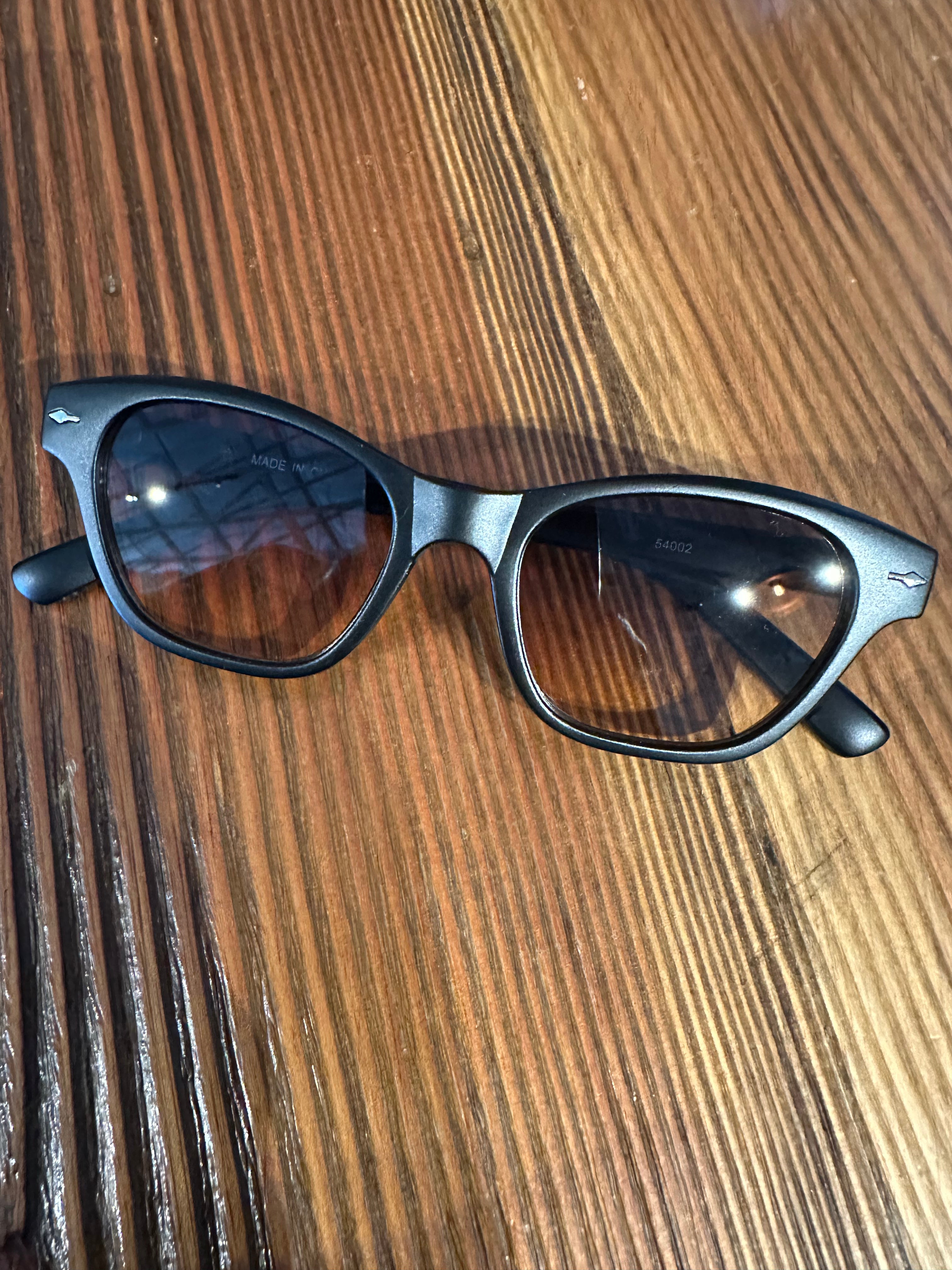 Black with Clear Brooklyn Sunnies