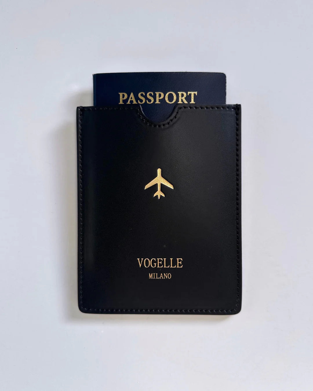 Jet Black Passport Cover