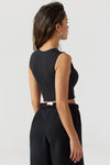 Sueded Onyx Skin Tank