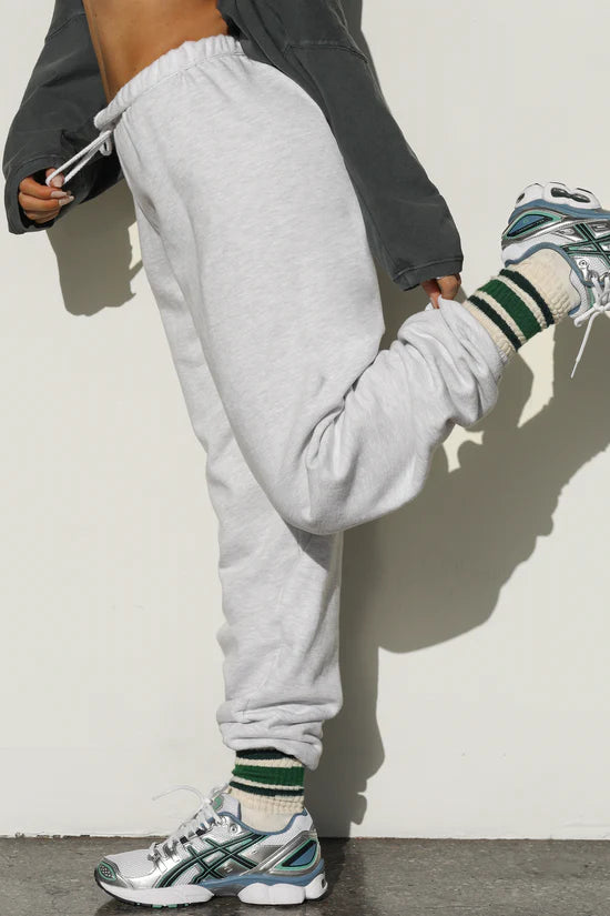 Pearl Grey Oversized Jogger