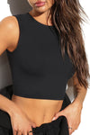 Sueded Onyx Skin Tank