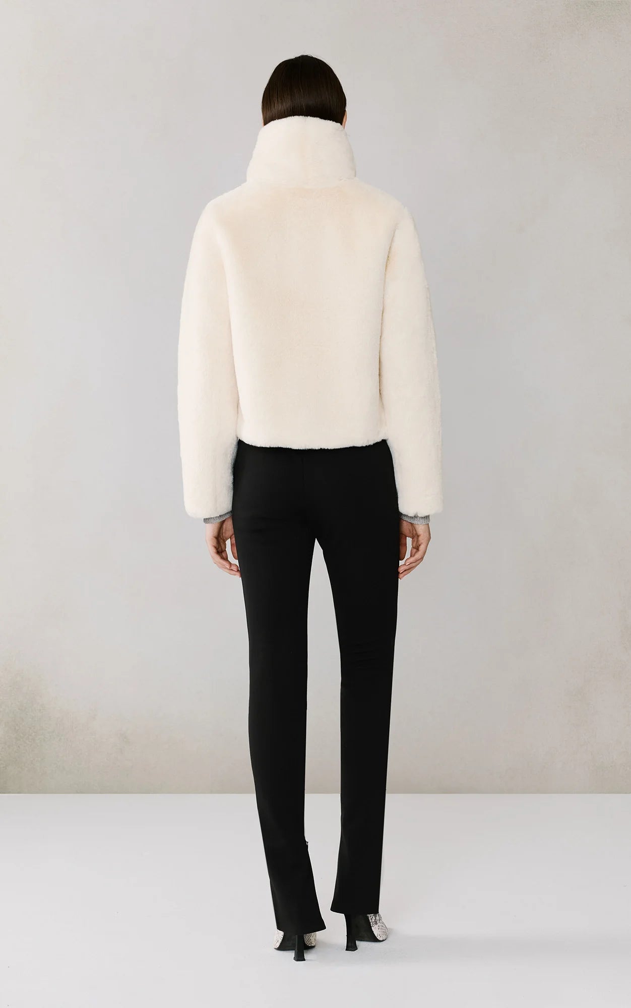 Powder Faux Fur Kendell