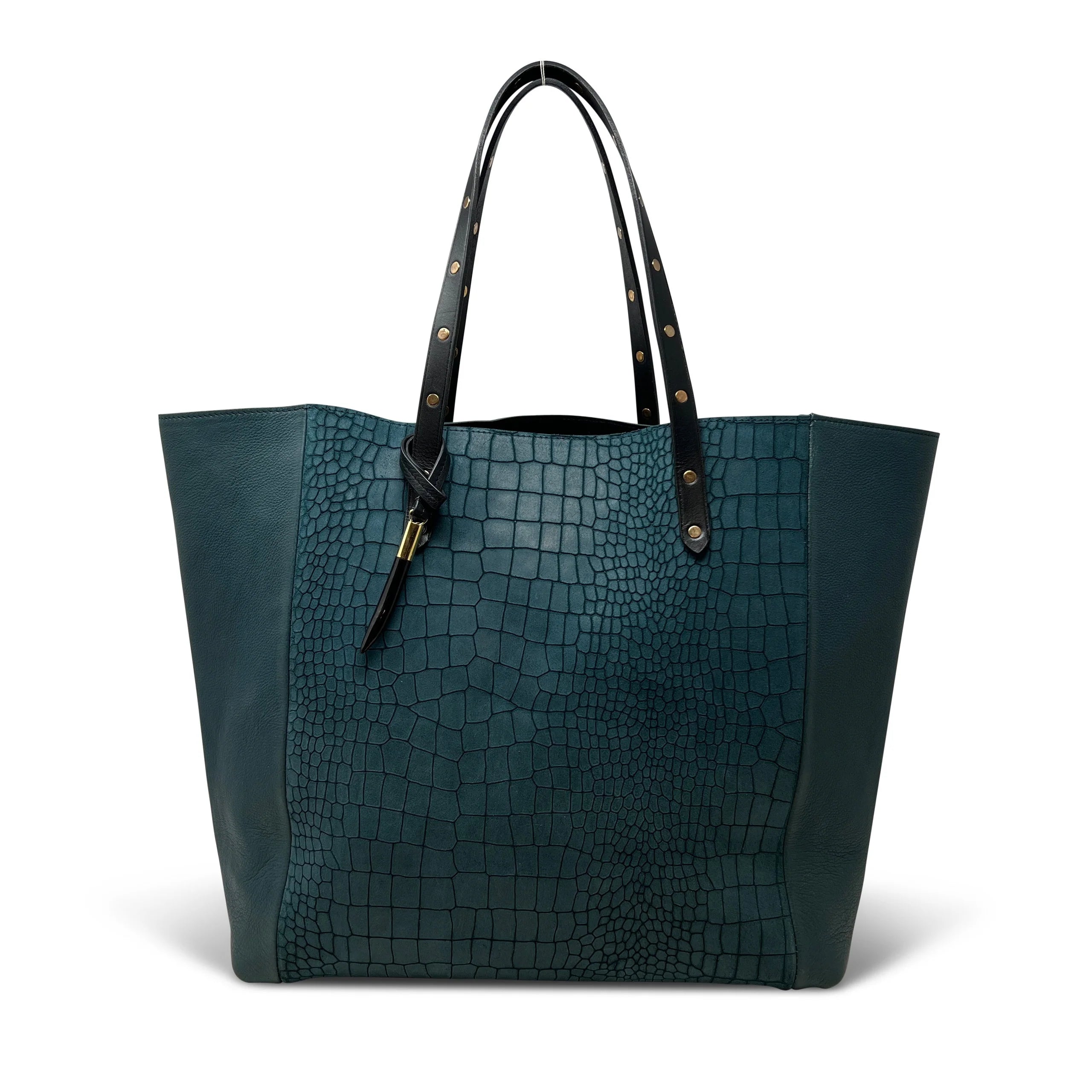 Green Croco Tote Balsam