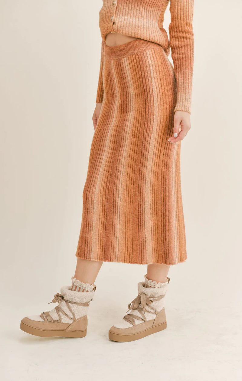 Astrid Ombre Midi Skirt