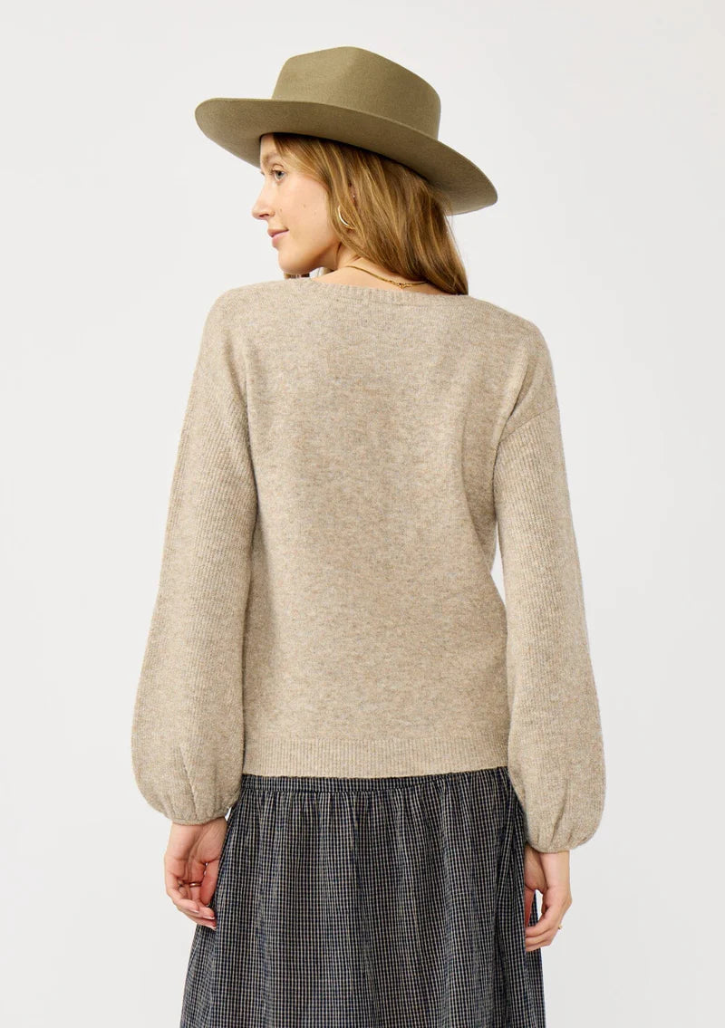 Heather Cement Hanson Sweater