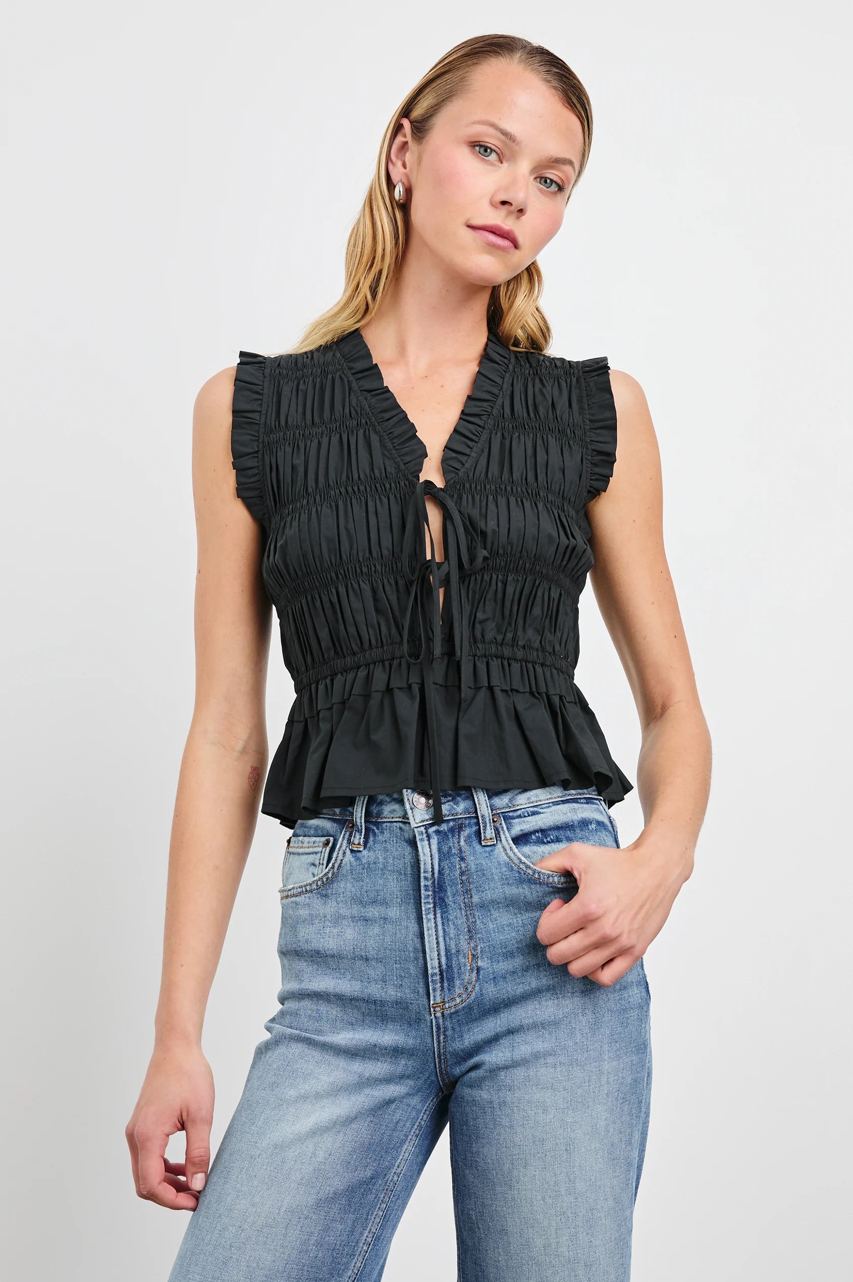 Black Martine Top