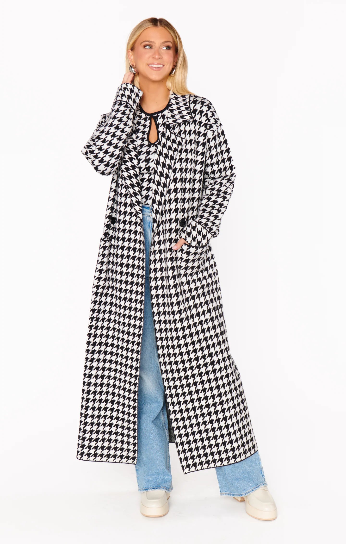 Houndstooth Shasta Jacket