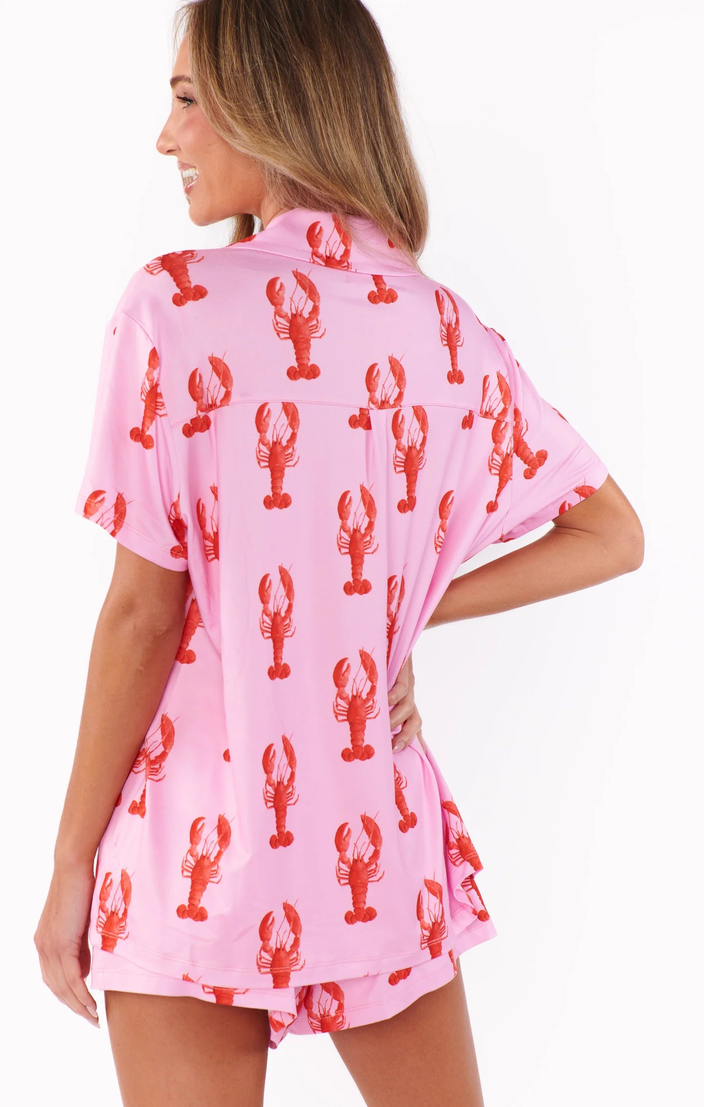 Pink Lobster PJ Set