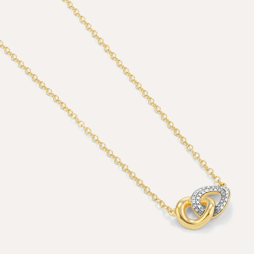 Entwined Discs Necklace